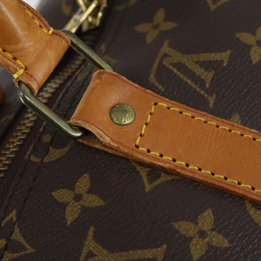 Louis Vuitton Keepall Bag Monogram Canvas Brown Canvas Travel Bag Bag (Pre-Owned)