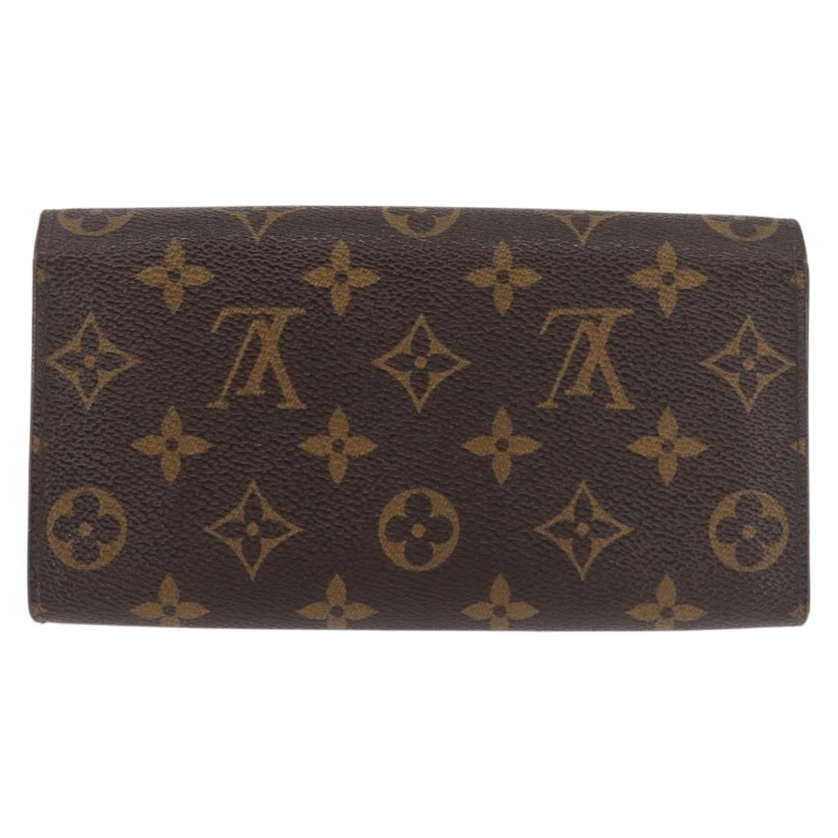 Louis Vuitton Vintage Sarah Wallet Monogram Canvas Brown Canvas Wallets Accessory (Pre-Owned)