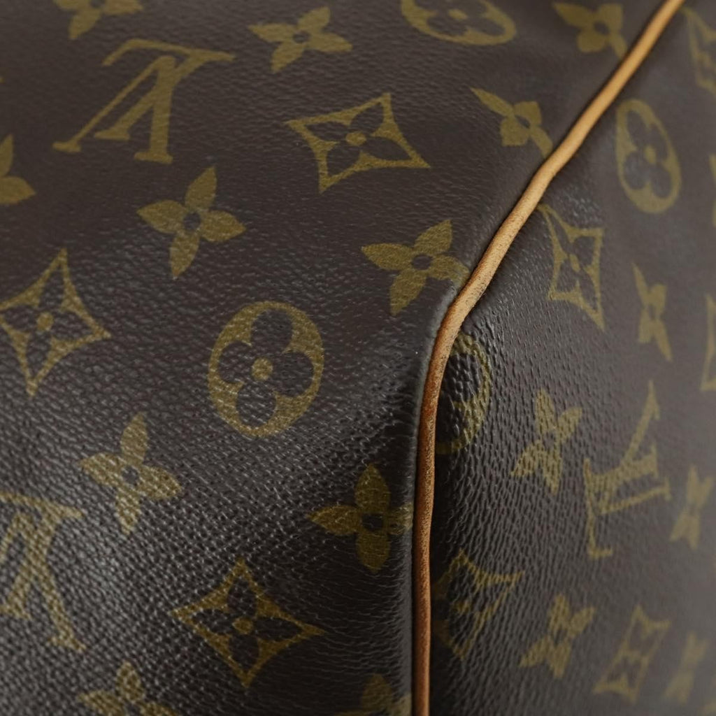 Louis Vuitton Keepall Bag Monogram Canvas Brown Canvas Travel Bag Bag (Pre-Owned)