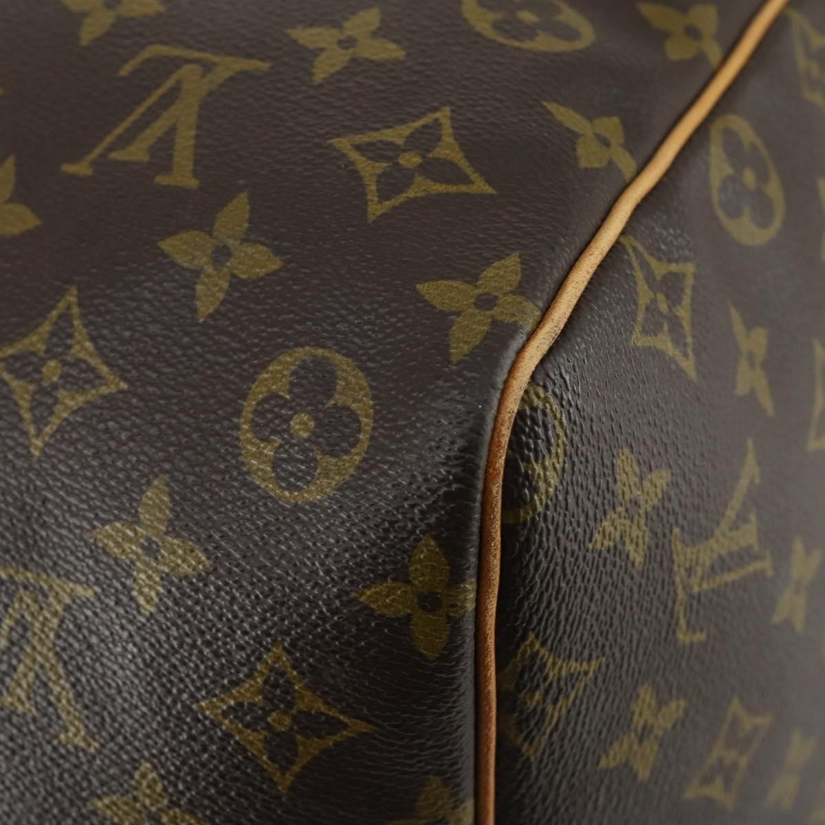Louis Vuitton Keepall Bag Monogram Canvas Brown Canvas Travel Bag Bag (Pre-Owned)