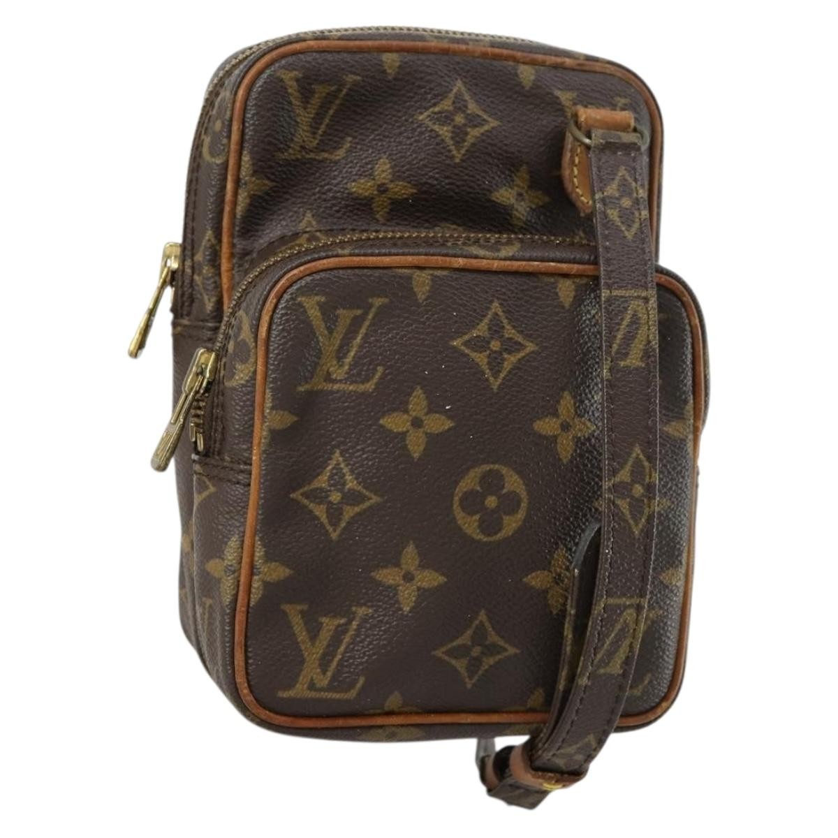 Louis Vuitton Amazone Bag Monogram Canvas Brown Canvas Shoulder Bag Bag (Pre-Owned)