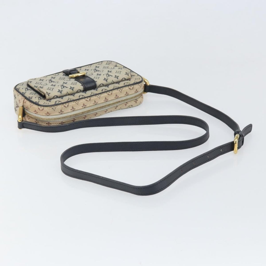 Louis Vuitton Juliette Crossbody Bag Mini Lin Blue Canvas Shoulder Bag Bag (Pre-Owned)