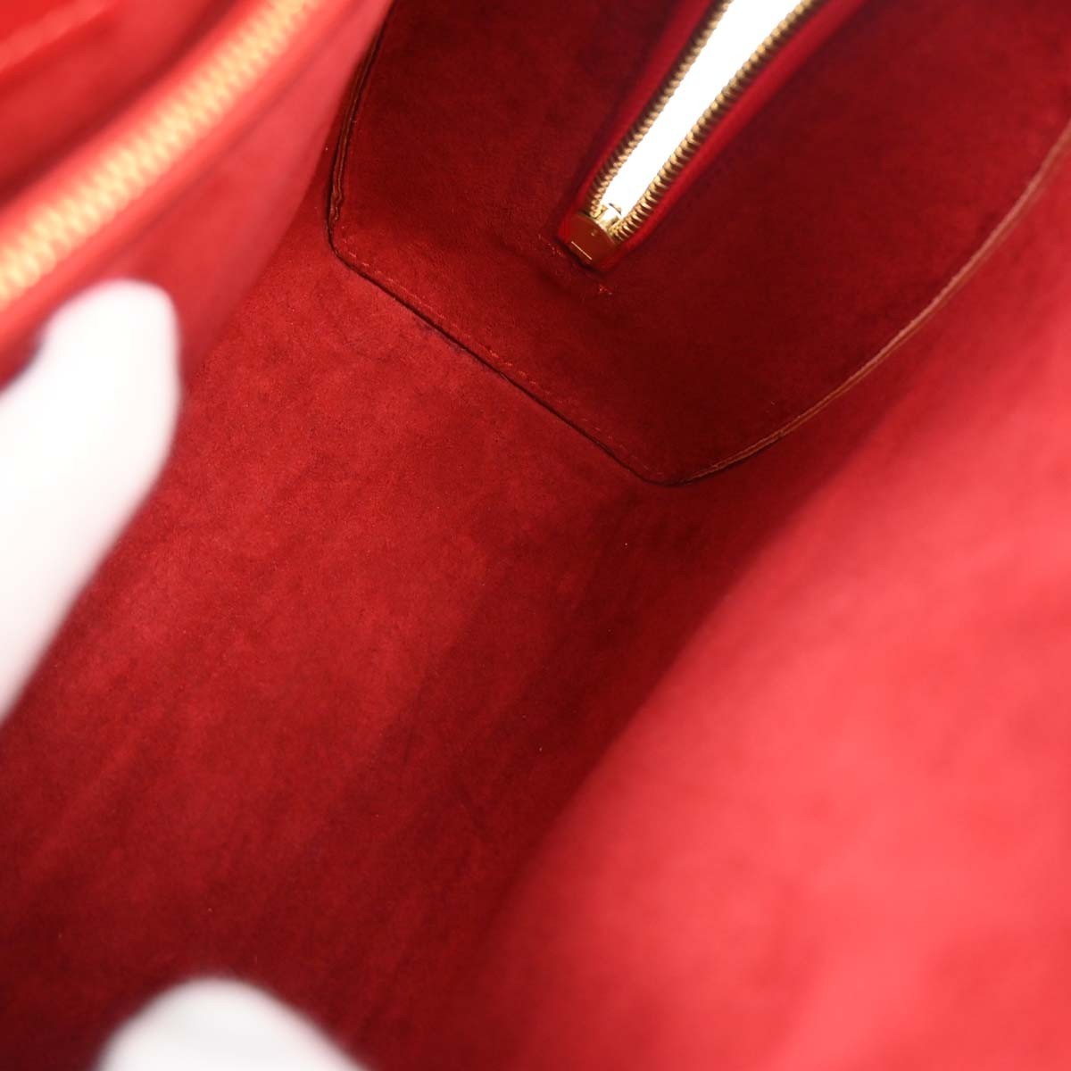 Louis Vuitton Pont Neuf Handbag Epi Leather Red Leather Handbag (Pre-Owned)