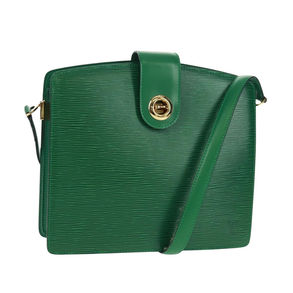 Louis Vuitton Capucines Shoulder Bag Epi Leather Green Leather Shoulder Bag Bag (Pre-Owned)