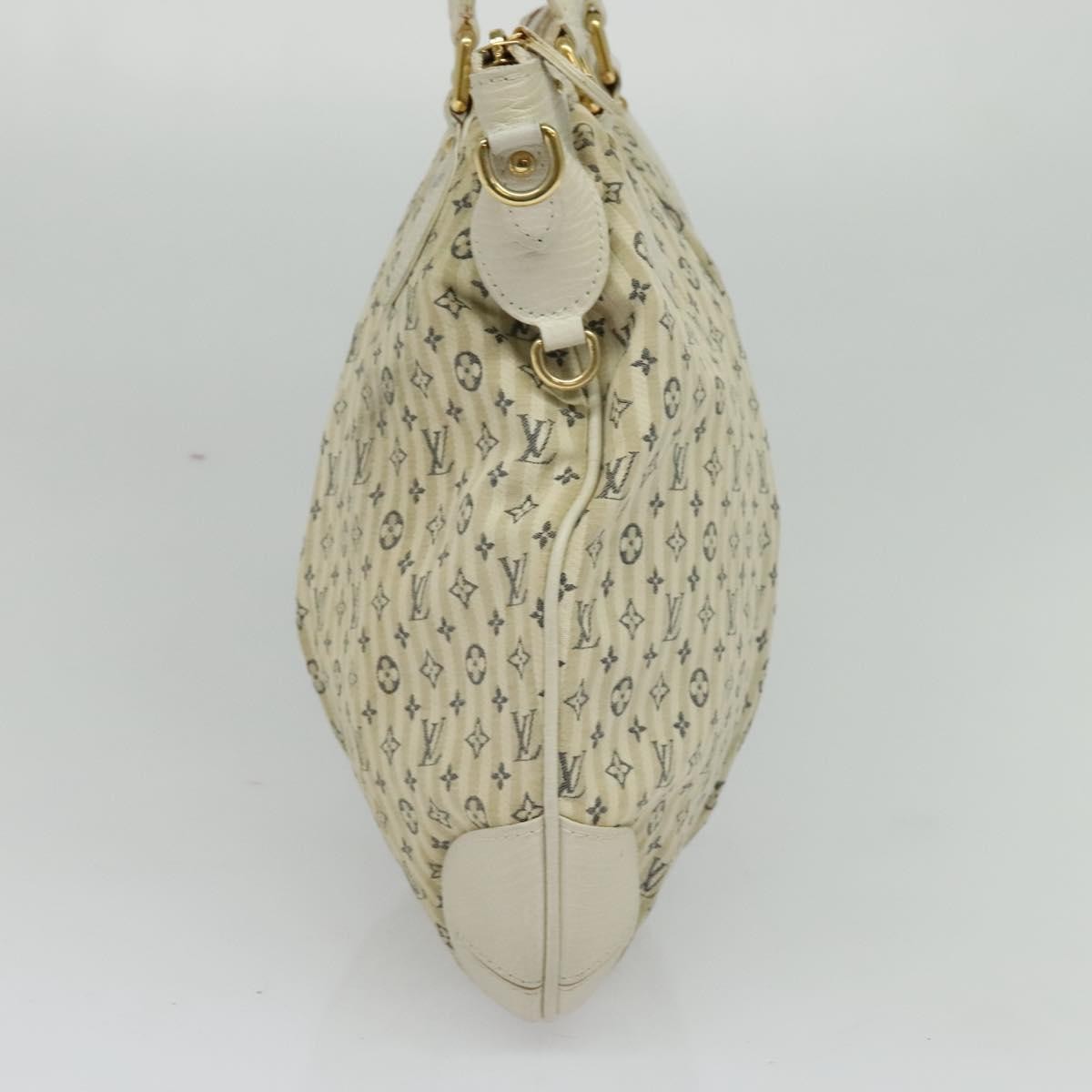 Louis Vuitton Marina Handbag Mini Lin Croisette Beige Canvas Handbag (Pre-Owned)