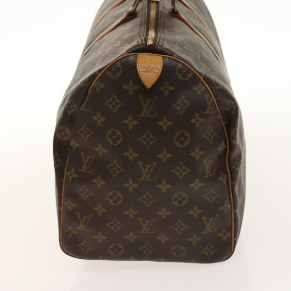 Louis Vuitton Keepall Bag Monogram Canvas Brown Canvas Travel Bag Bag (Pre-Owned)
