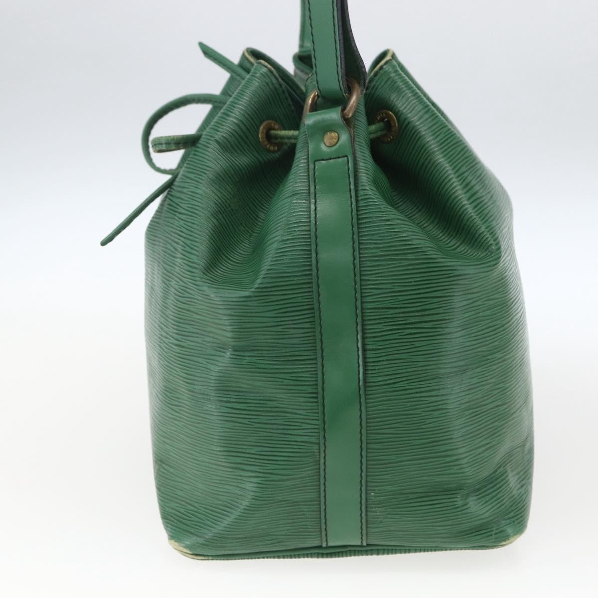 Louis Vuitton Petit Noe Handbag Epi Leather Green Leather Shoulder Bag Bag (Pre-Owned)