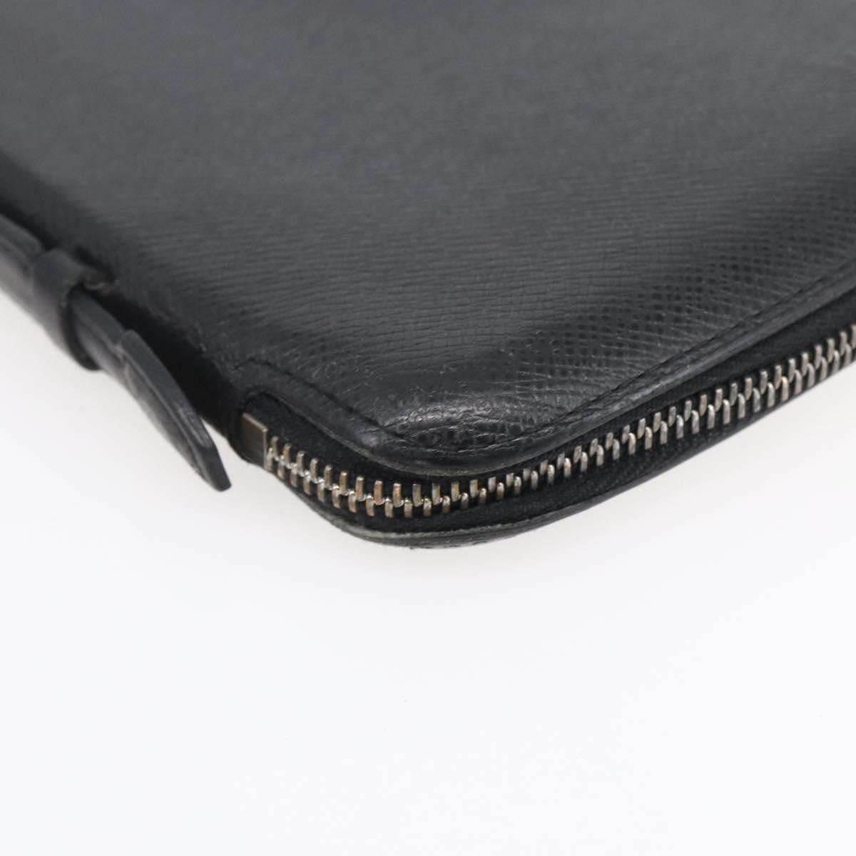 Louis Vuitton Organizer De Voyage Travel Wallet Leather Black Leather Wallets Accessory (Pre-Owned)