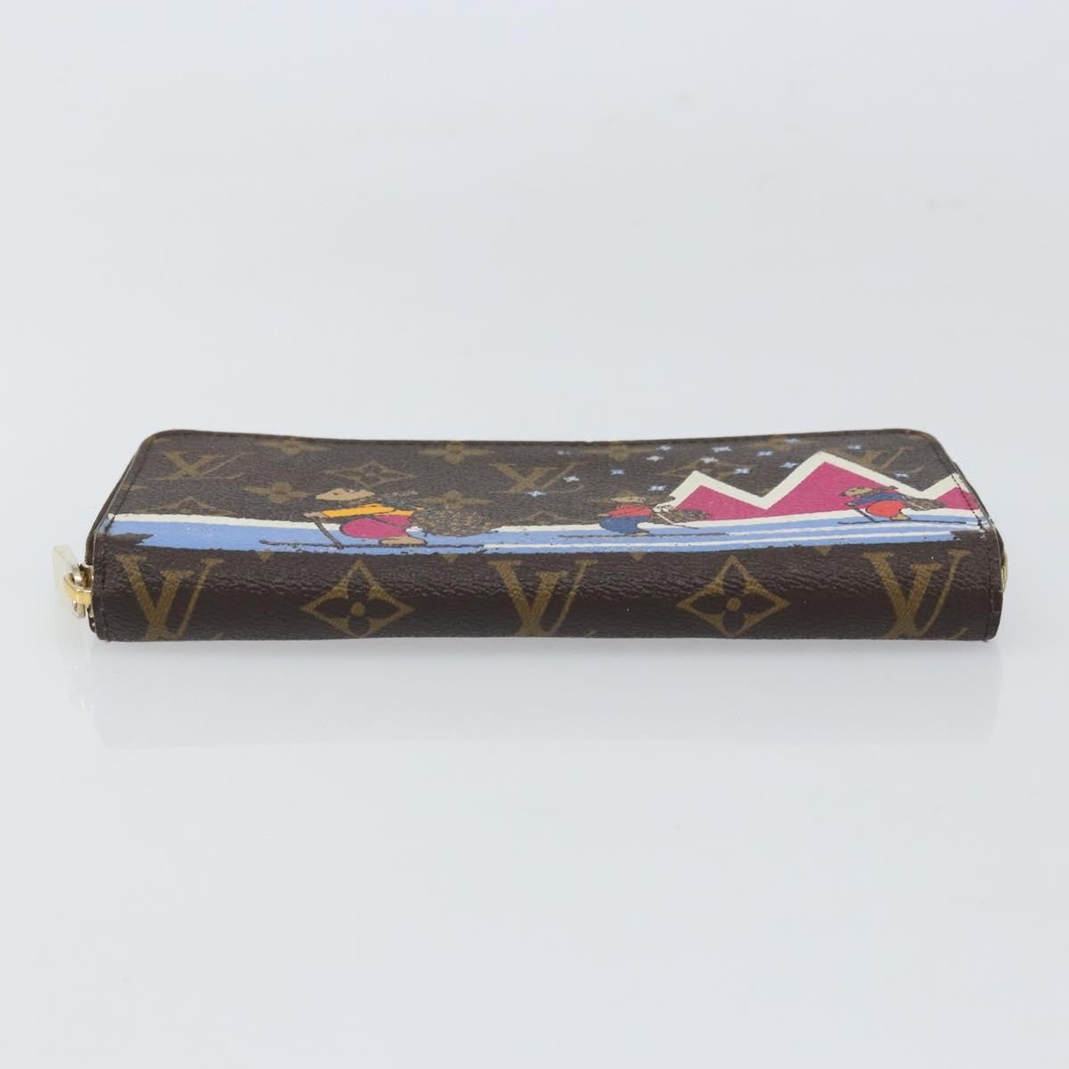 Louis Vuitton Zippy Wallet Canvas Brown Canvas Wallets Accessory (Pre-Owned)