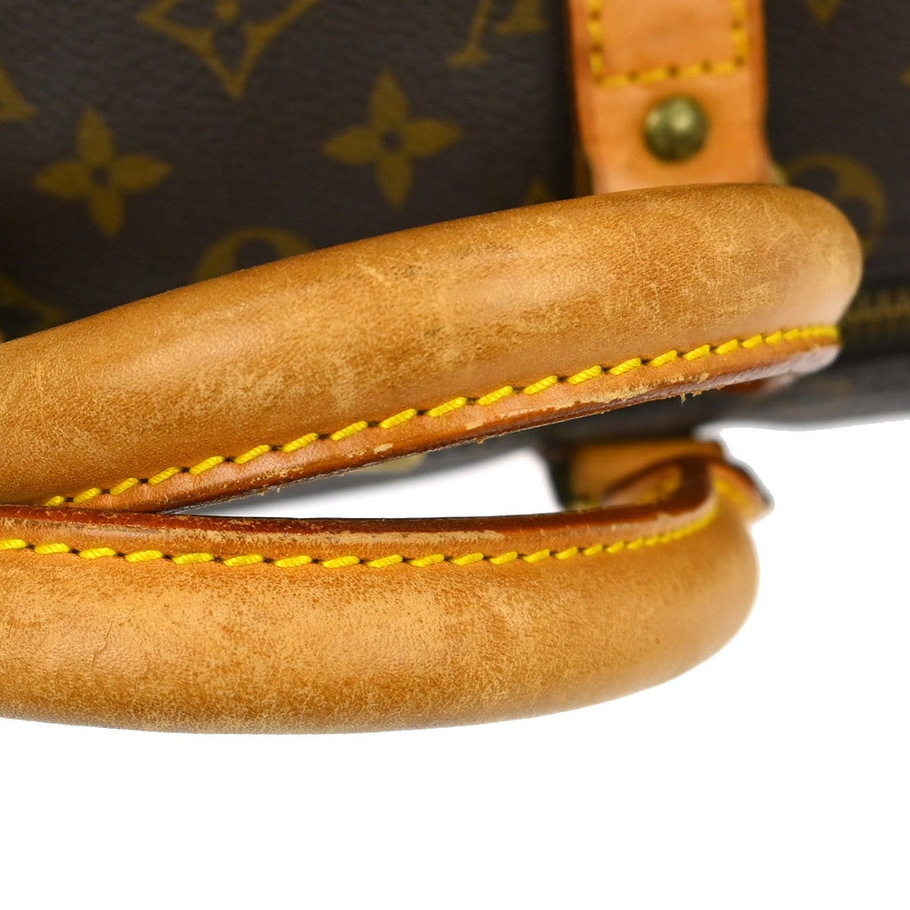 Louis Vuitton Keepall Bag Monogram Canvas Brown Canvas Travel Bag Bag (Pre-Owned)