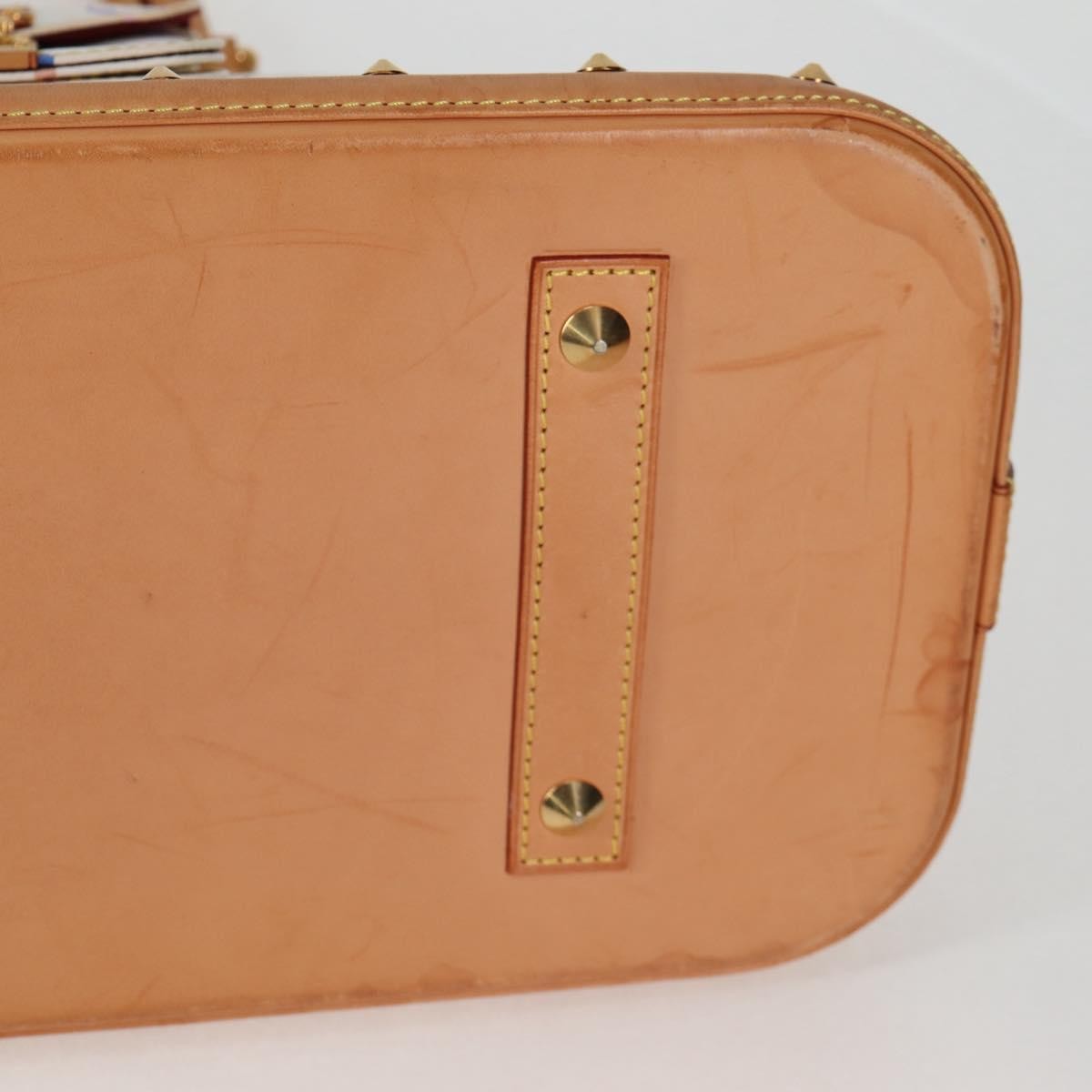 Louis Vuitton Alma Handbag Monogram Multicolor White Canvas Bag (Pre-Owned)