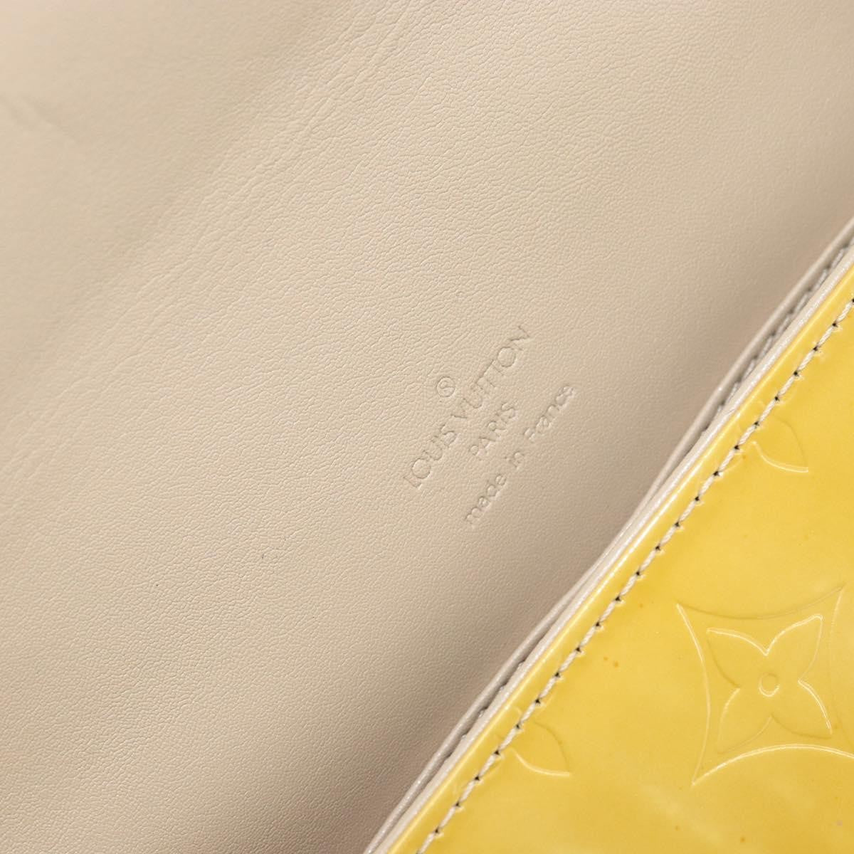 Louis Vuitton Thompson Street Handbag Monogram Vernis Beige Patent_Leather Shoulder Bag Bag (Pre-Owned)