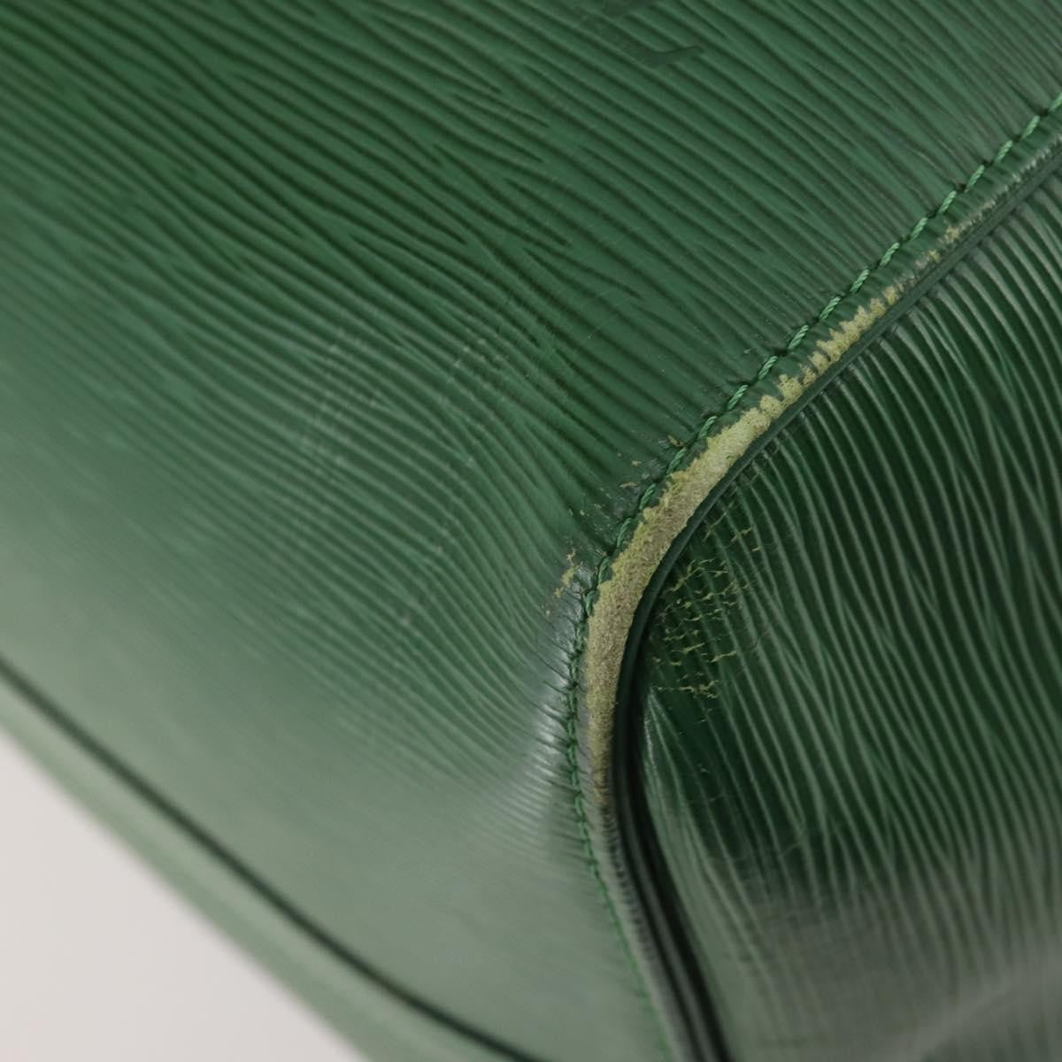 Louis Vuitton Keepall Bag Epi Leather Green Leather Travel Bag Bag (Pre-Owned)