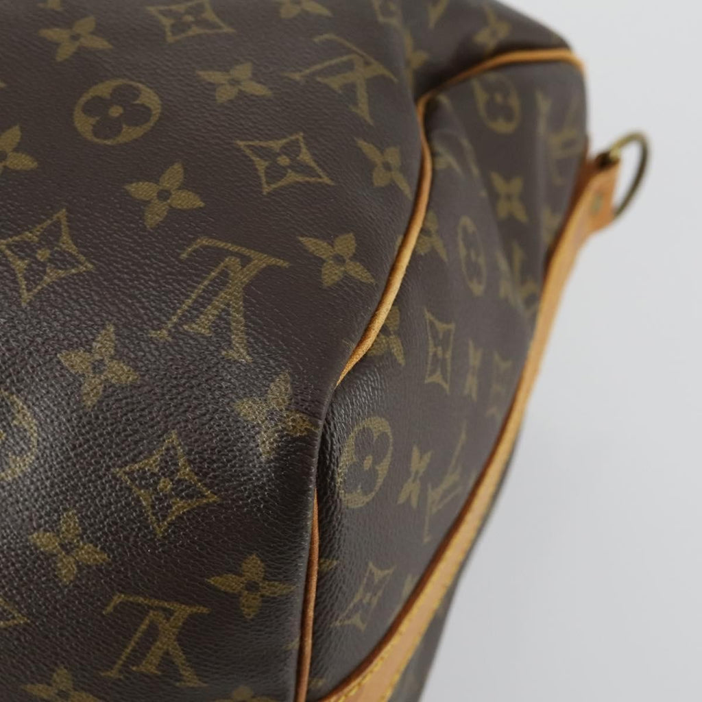 Louis Vuitton Keepall Bandouliere Bag Monogram Canvas Brown Canvas Travel Bag Bag (Pre-Owned)