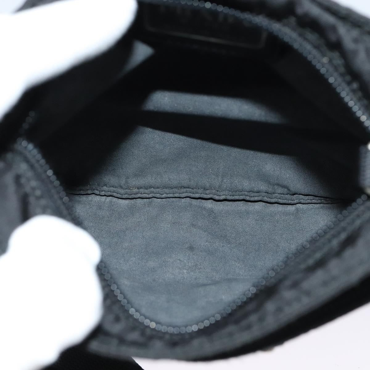 Prada Front Pocket Messenger Bag Tessuto Black Nylon Shoulder Bag Bag (Pre-Owned)