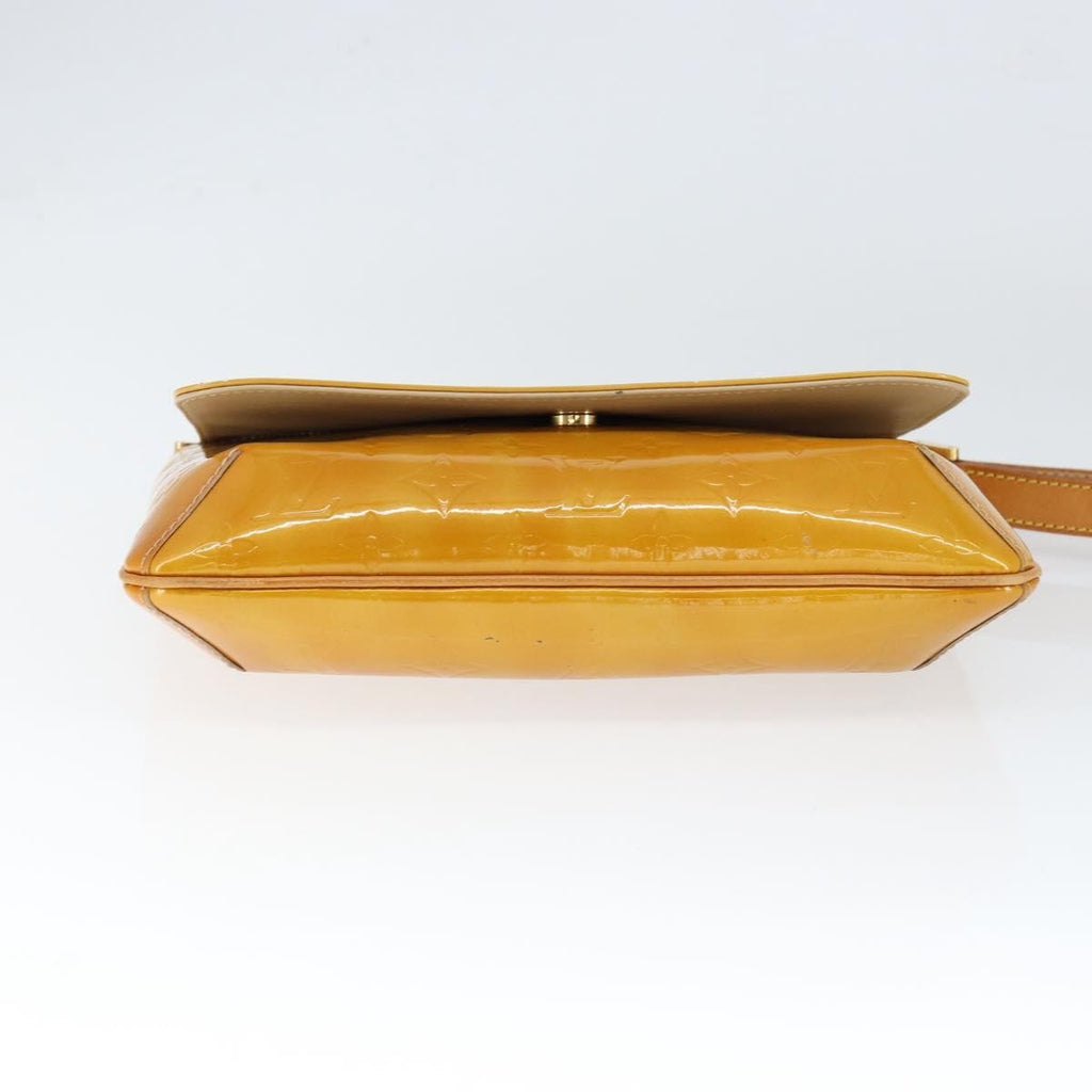 Louis Vuitton Thompson Street Handbag Monogram Vernis Beige Patent_Leather Shoulder Bag Bag (Pre-Owned)