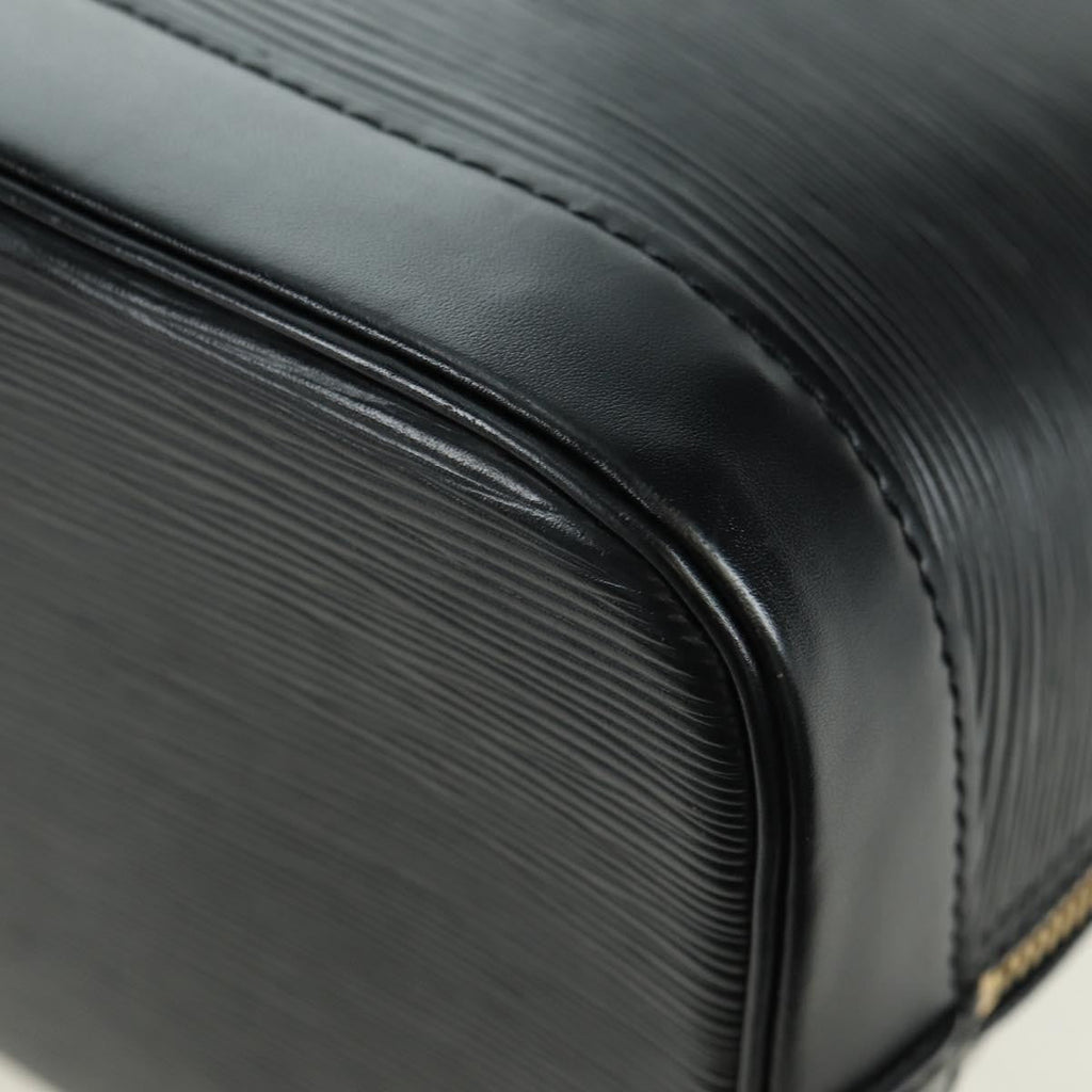 Louis Vuitton Alma Handbag Epi Leather Black Leather Handbag (Pre-Owned)