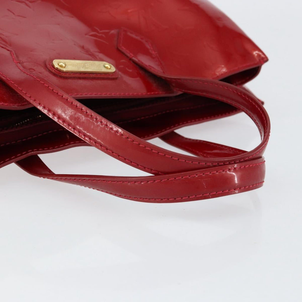 Louis Vuitton Wilshire Handbag Monogram Vernis Red Patent_Leather Handbag (Pre-Owned)