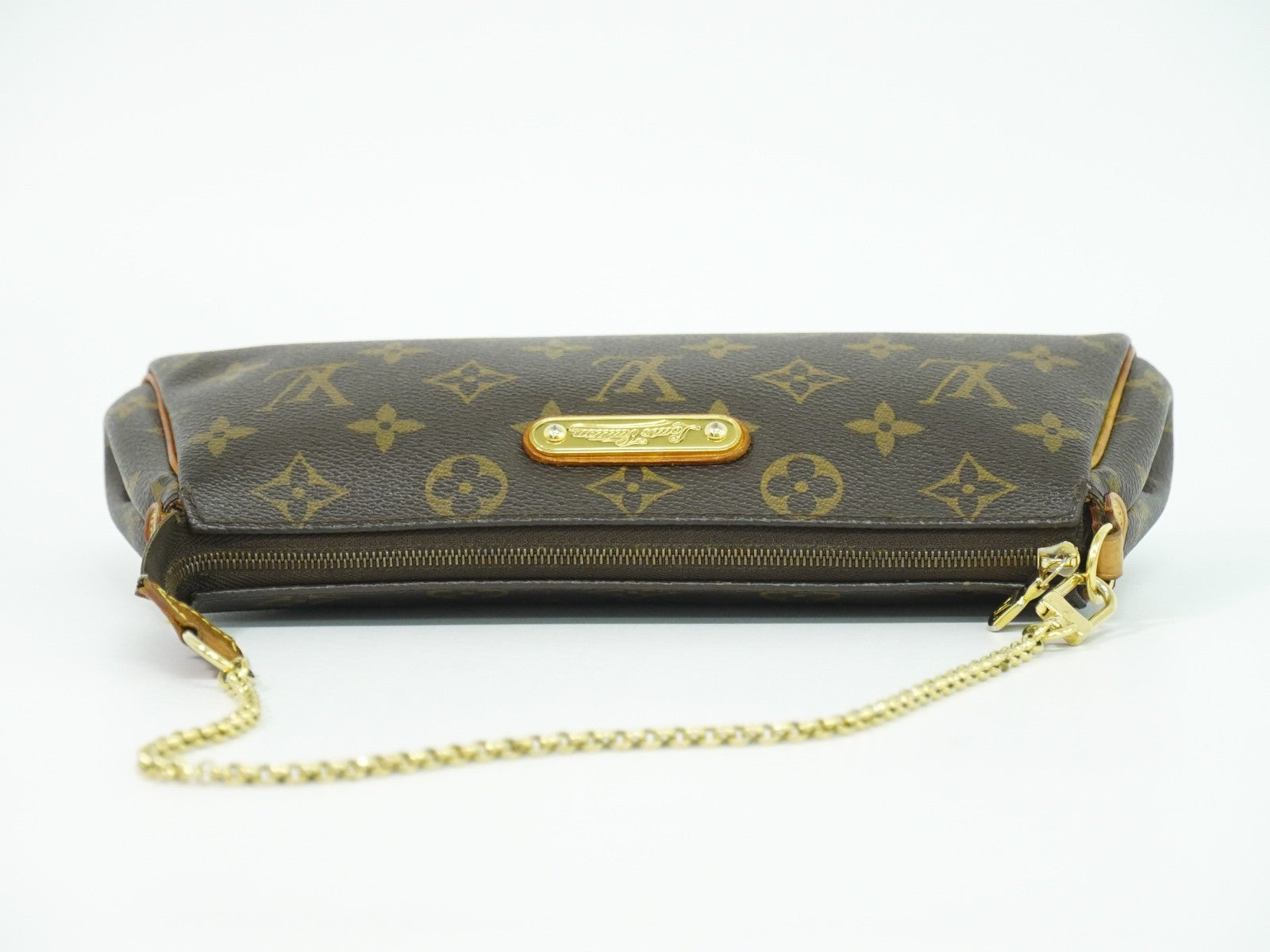 Louis Vuitton Eva Handbag Monogram Canvas Brown Canvas Clutche & Pouche Bag (Pre-Owned)