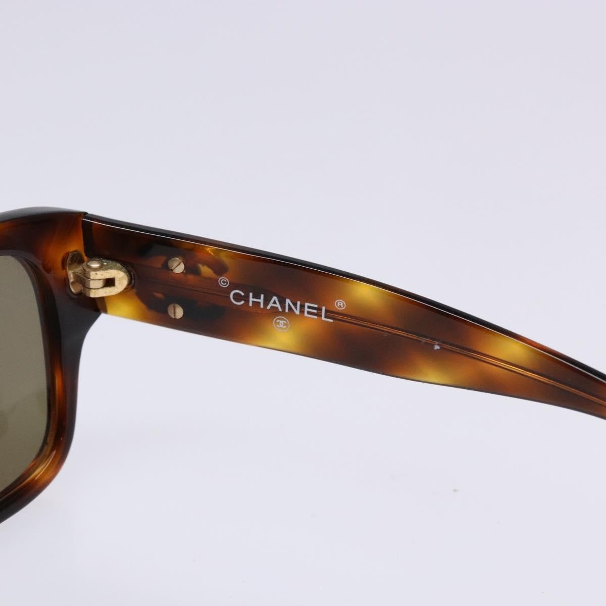Chanel Logo Cc Sunglasses Plastic Brown Plastic Sunglasse Accessory (Pre-Owned)