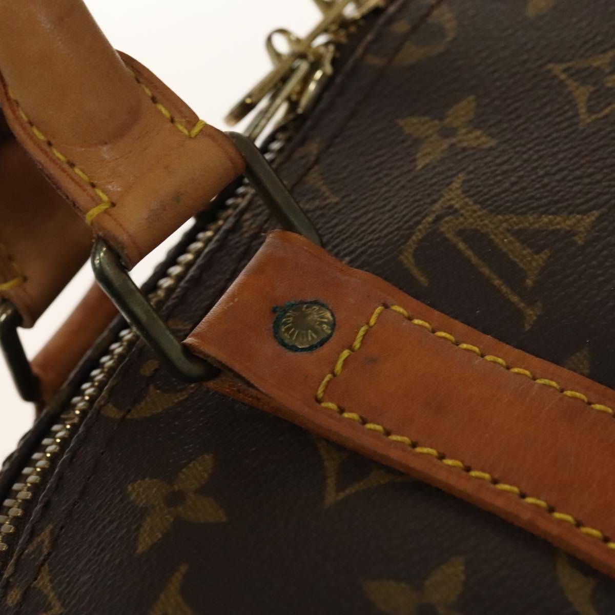 Louis Vuitton Keepall Bag Monogram Canvas Brown Canvas Travel Bag Bag (Pre-Owned)
