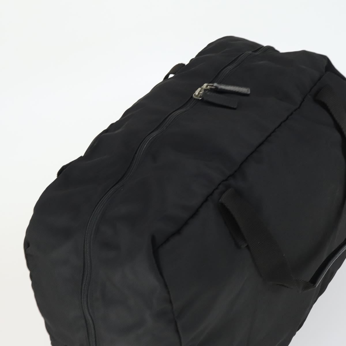 Gucci Vintage Travel Bag Nylon Black Nylon Travel Bag Bag (Pre-Owned)