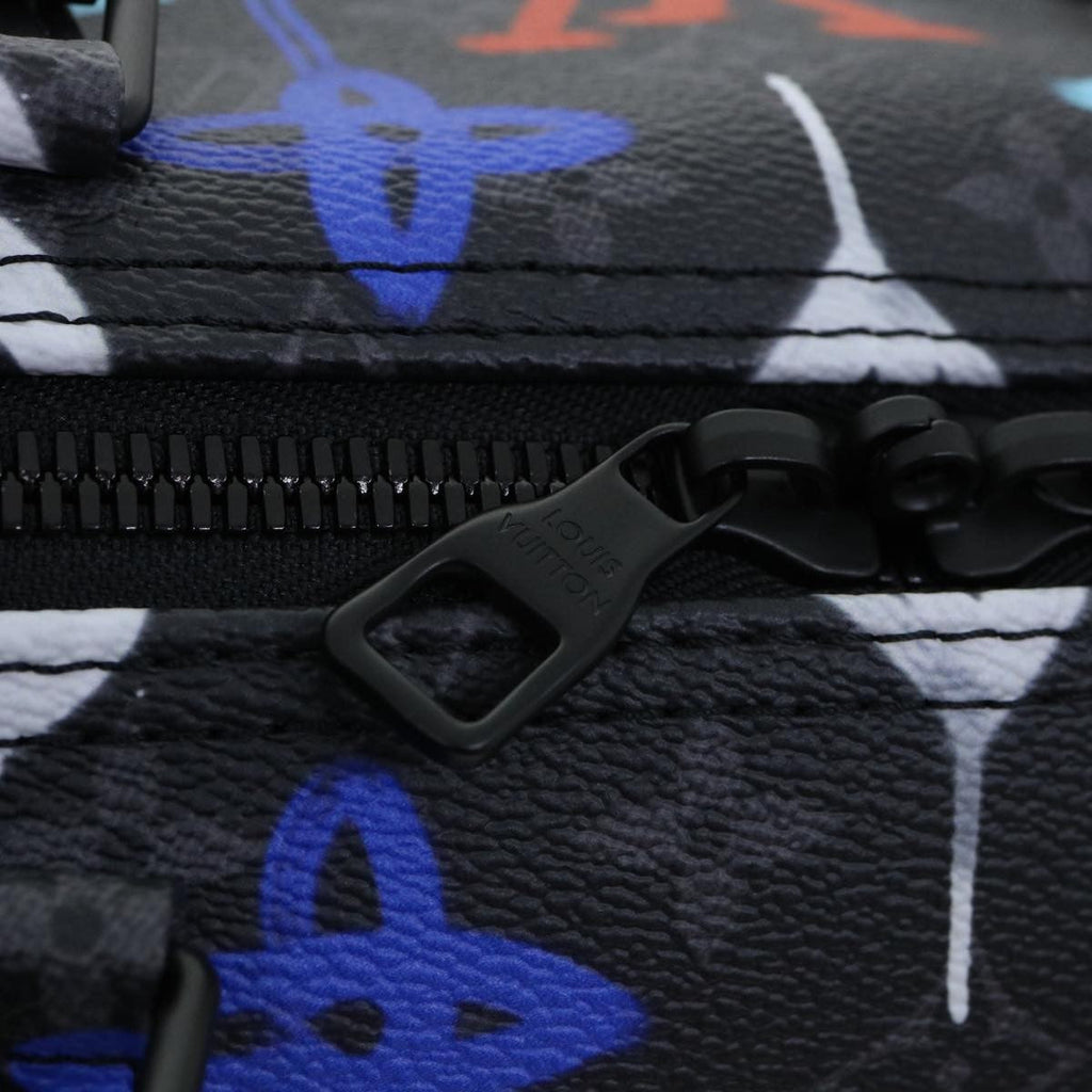 Louis Vuitton Keepall Bandouliere Bag Graffiti Monogram Eclipse Canvas Multicolour Canvas Bag (Pre-Owned)