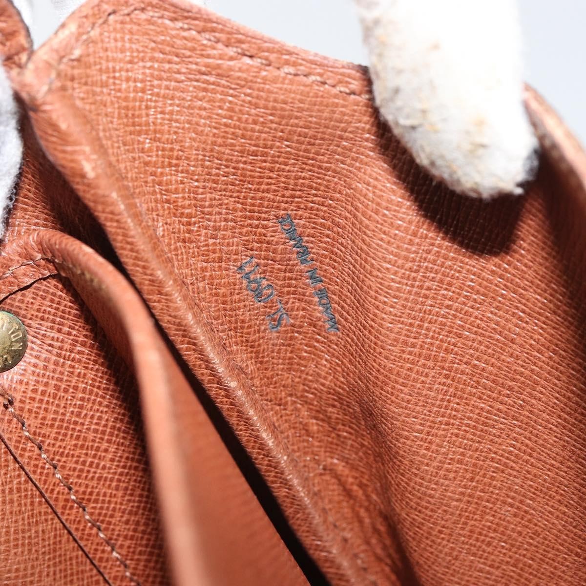 Louis Vuitton Cartouchiere Handbag Monogram Canvas Brown Canvas Shoulder Bag Bag (Pre-Owned)