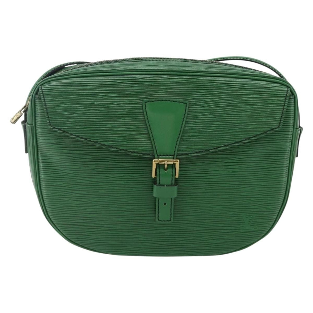 Louis Vuitton Jeune Fille Handbag Epi Leather Green Leather Shoulder Bag Bag (Pre-Owned)