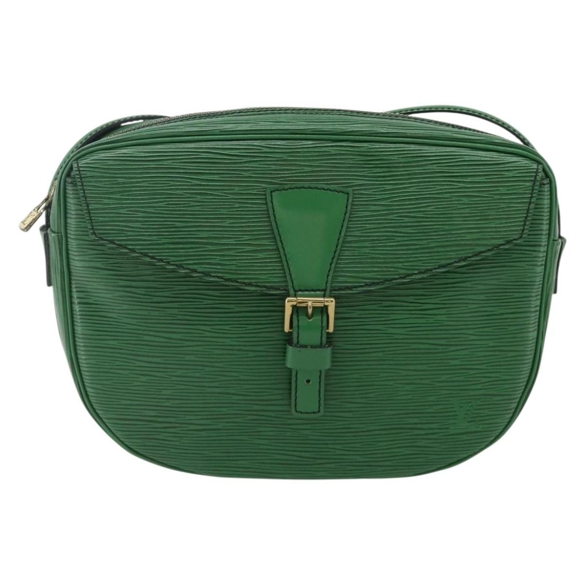 Louis Vuitton Jeune Fille Handbag Epi Leather Green Leather Shoulder Bag Bag (Pre-Owned)