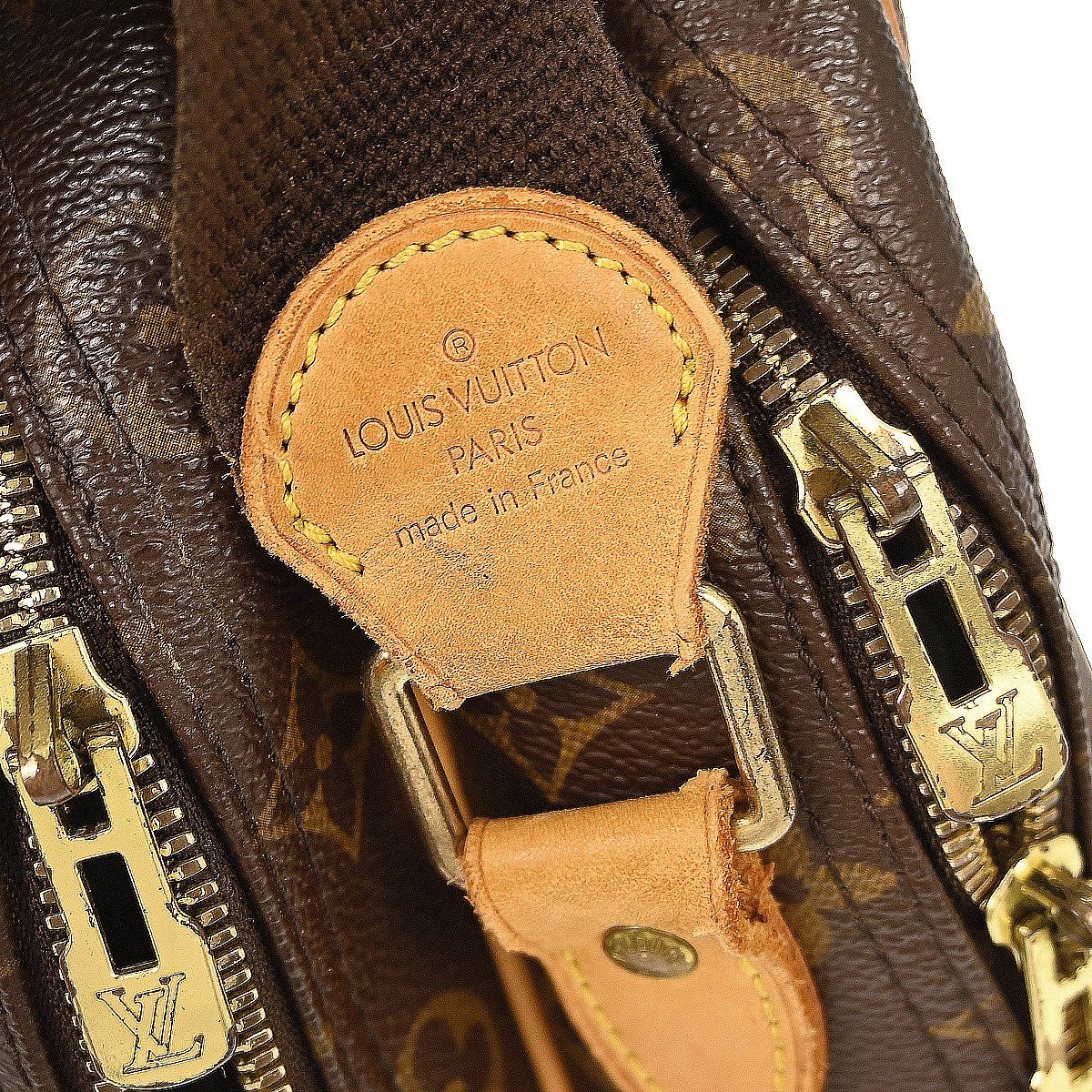 Louis Vuitton Reporter Bag Monogram Canvas Brown Canvas Shoulder Bag Bag (Pre-Owned)
