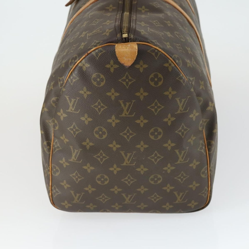 Louis Vuitton Keepall Bag Monogram Canvas Brown Canvas Travel Bag Bag (Pre-Owned)