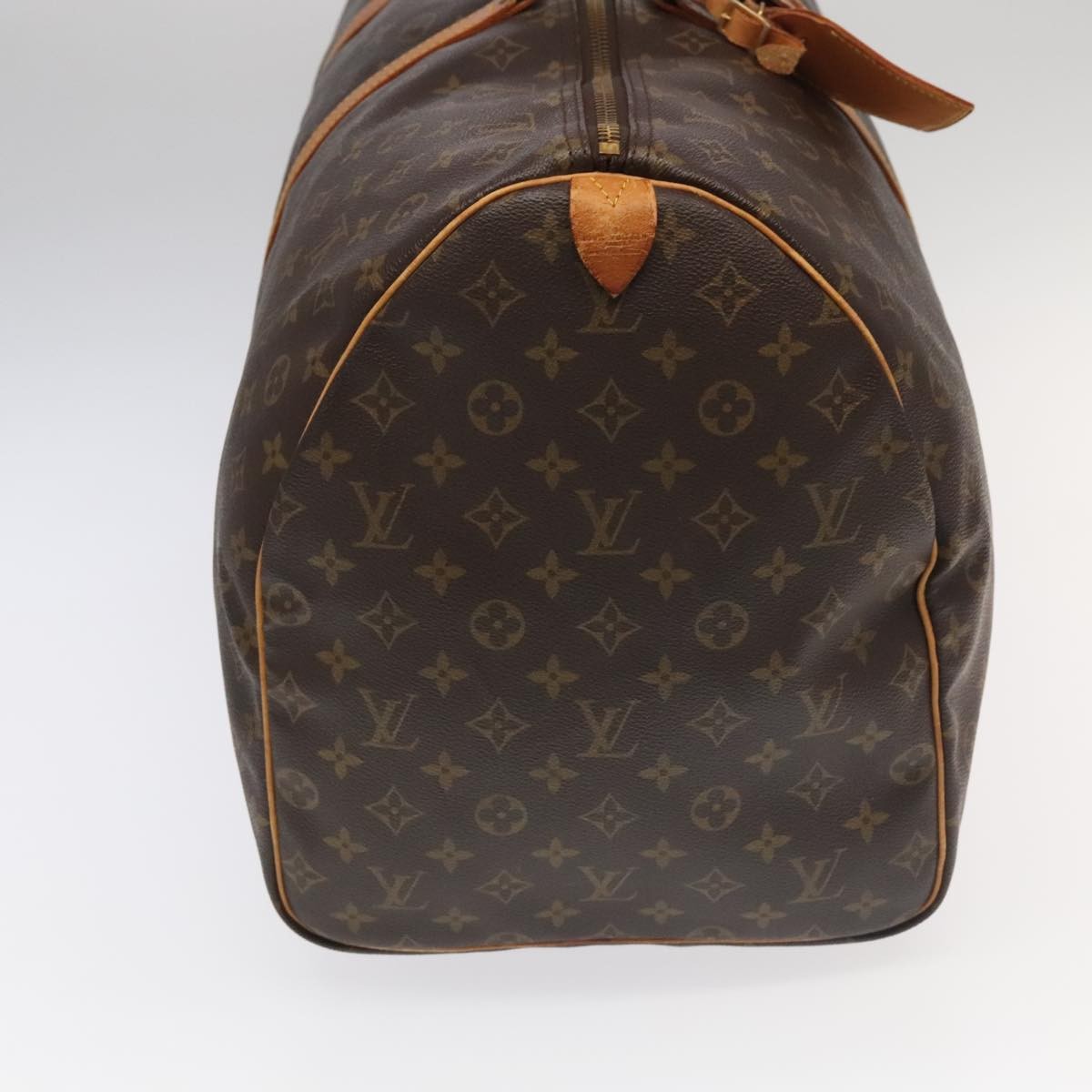 Louis Vuitton Keepall Bag Monogram Canvas Brown Canvas Travel Bag Bag (Pre-Owned)
