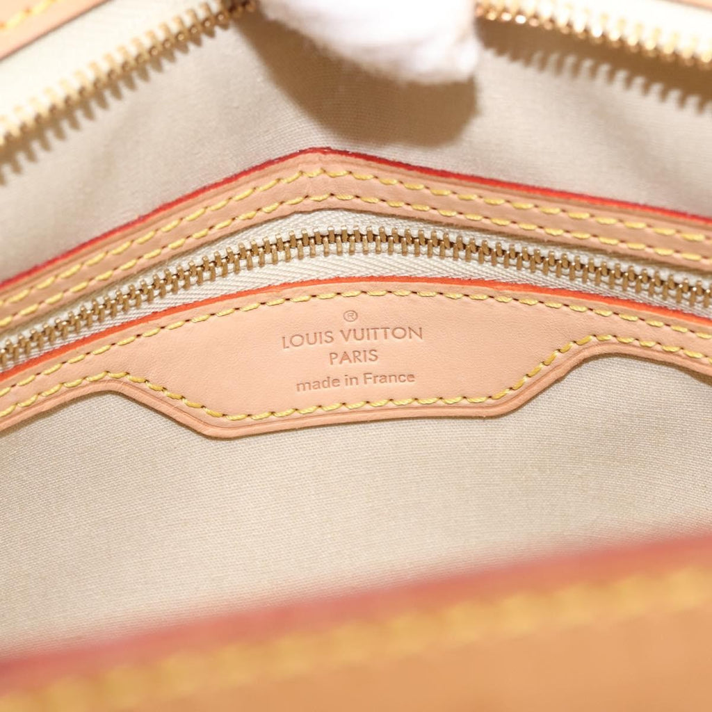 Louis Vuitton Brea Handbag Monogram Vernis Beige Patent_Leather Bag (Pre-Owned)