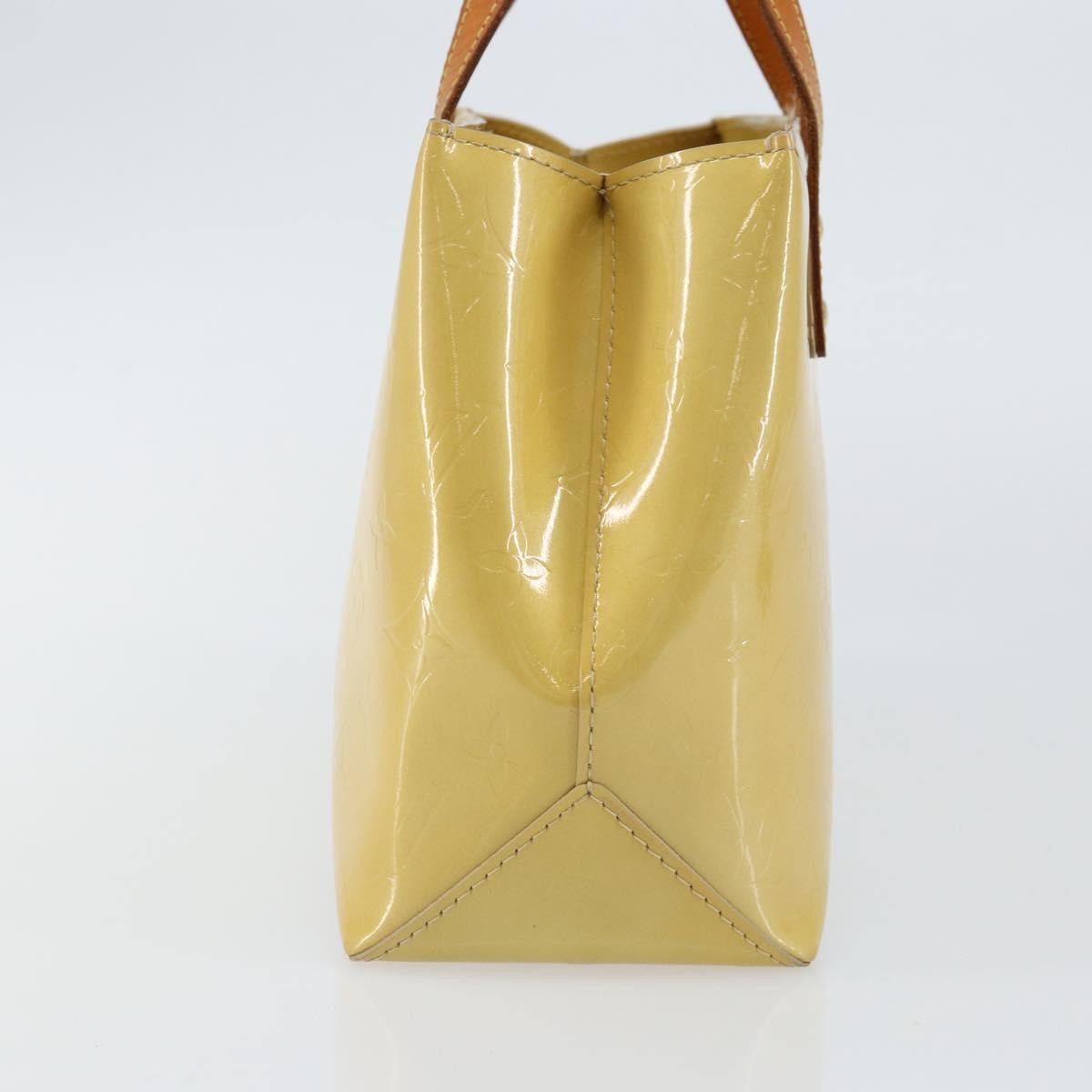 Louis Vuitton Reade Handbag Monogram Vernis Beige Patent_Leather Bag (Pre-Owned)