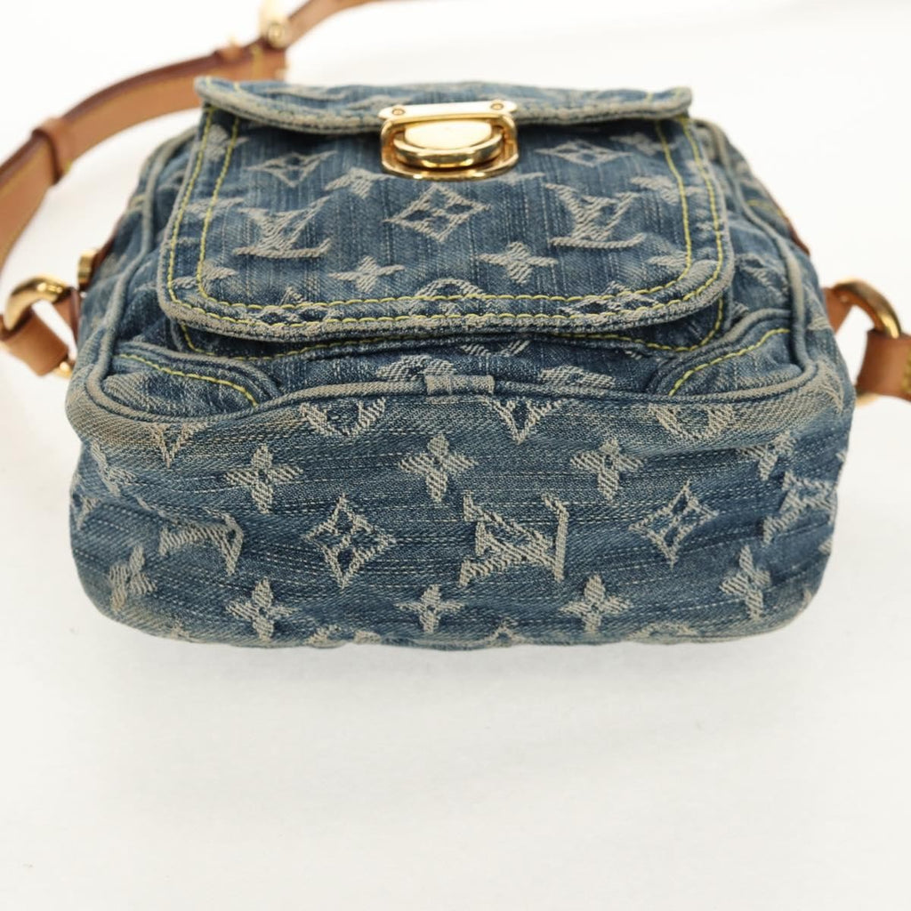 Louis Vuitton Camera Bag Monogram Denim Blue Denim_Jeans Shoulder Bag Bag (Pre-Owned)