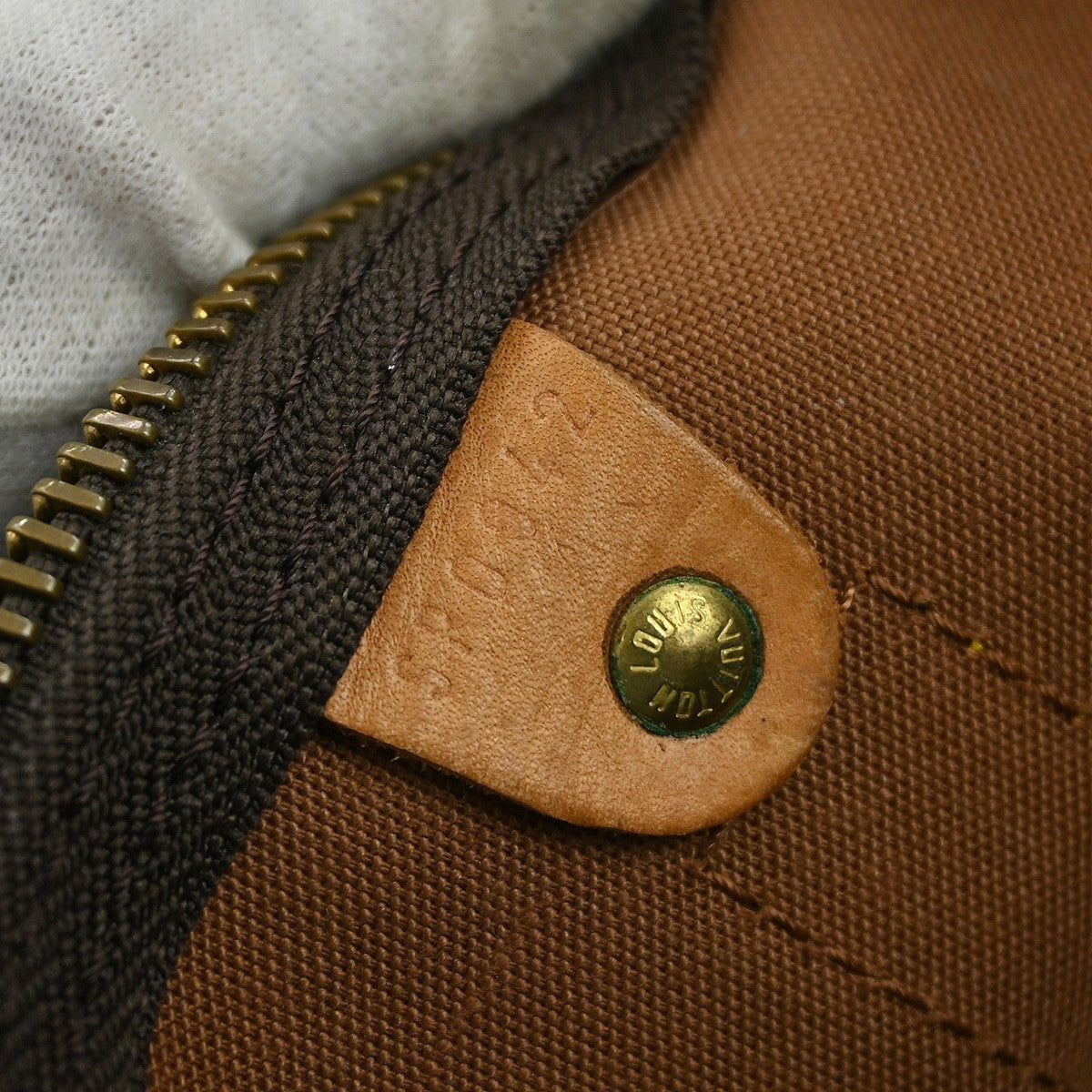 Louis Vuitton Keepall Bag Monogram Canvas Brown Canvas Travel Bag Bag (Pre-Owned)