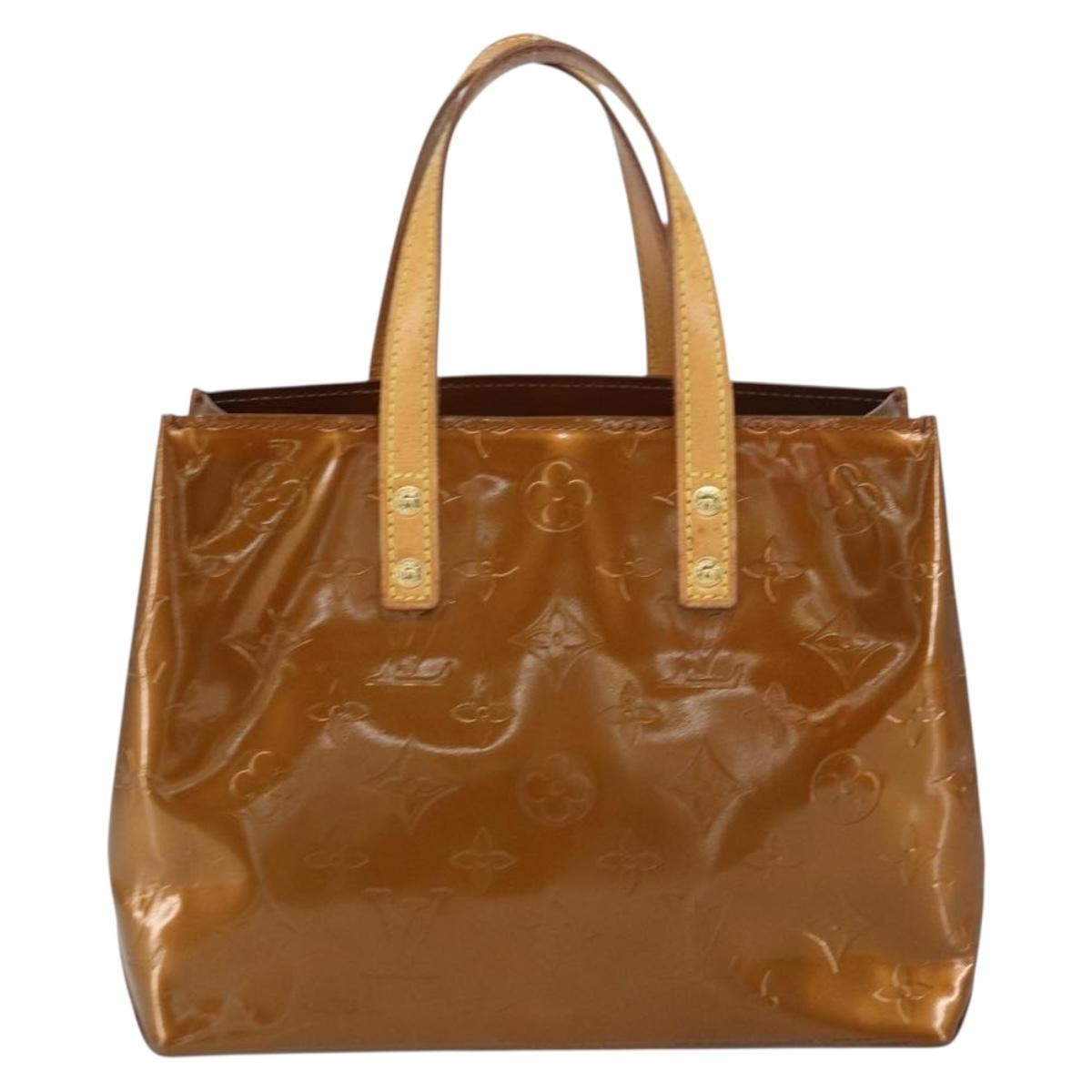Louis Vuitton Reade Handbag Monogram Vernis Brown Patent_Leather Tote Bag Bag (Pre-Owned)