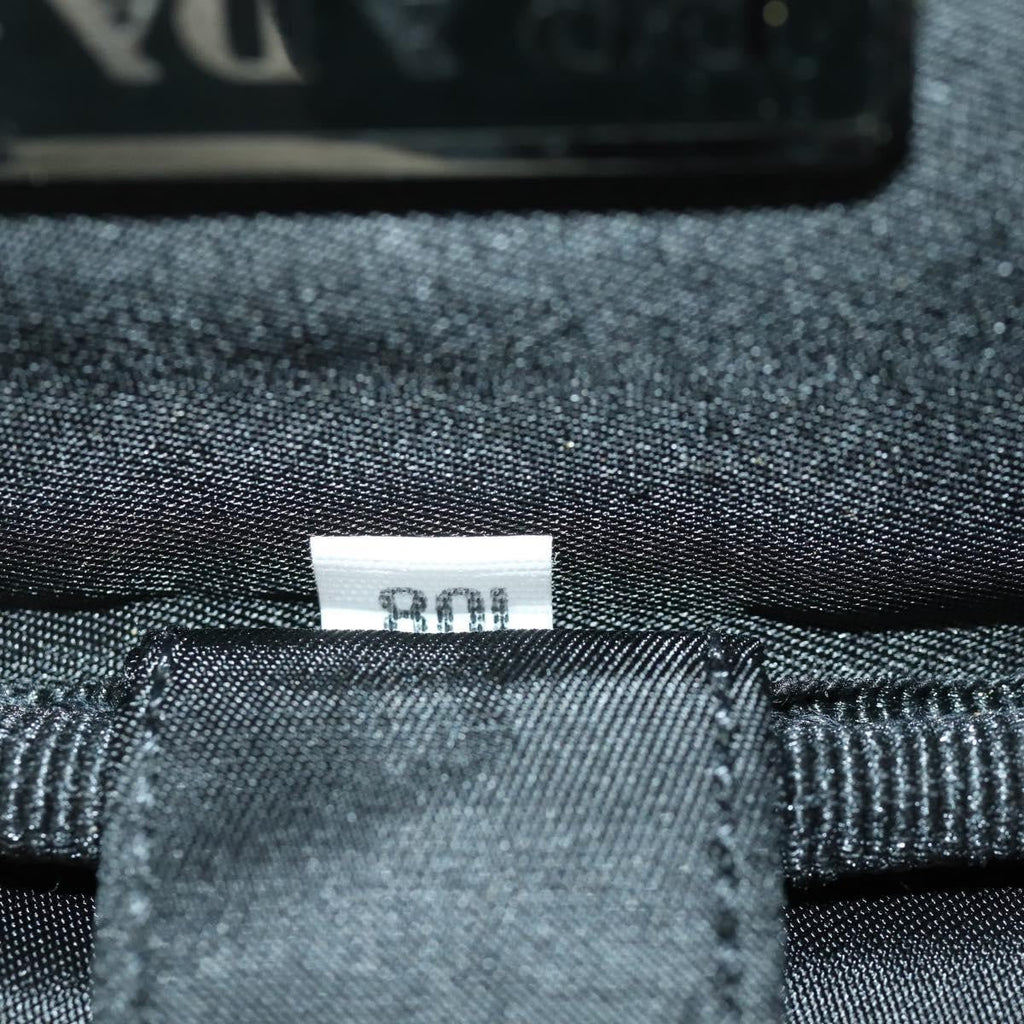 Prada Convertible Front Pocket Briefcase Tessuto With Saffiano Leather Black Nylon Briefcase Bag (Pre-Owned)
