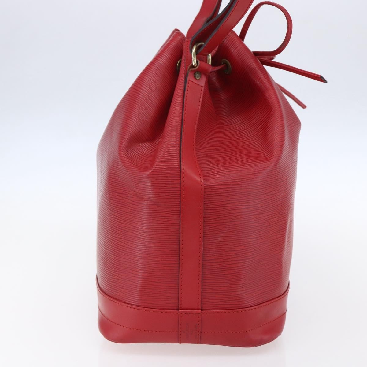 Louis Vuitton Noe Shoulder Bag Leather Red Leather Shoulder Bag Bag (Pre-Owned)