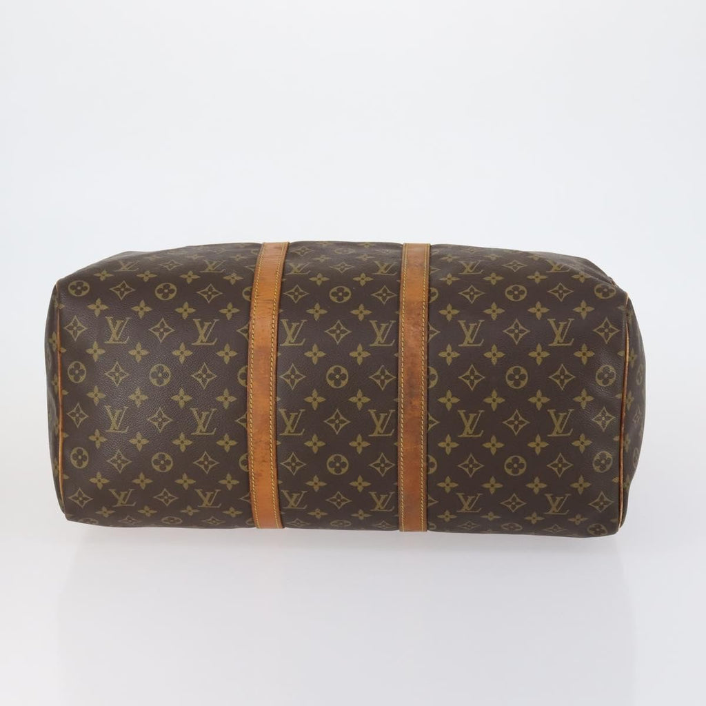 Louis Vuitton Keepall Bag Monogram Canvas Brown Canvas Travel Bag Bag (Pre-Owned)
