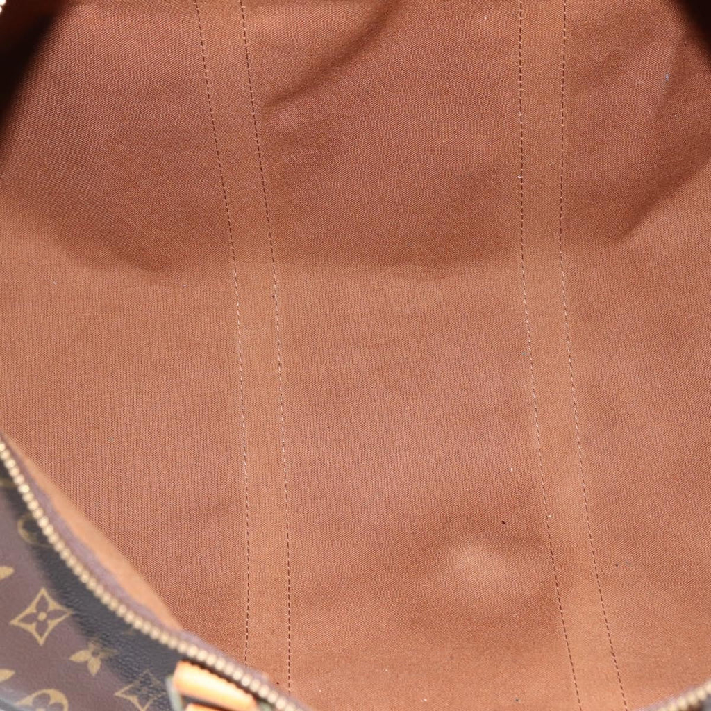 Louis Vuitton Keepall Bag Monogram Canvas Brown Canvas Travel Bag Bag (Pre-Owned)
