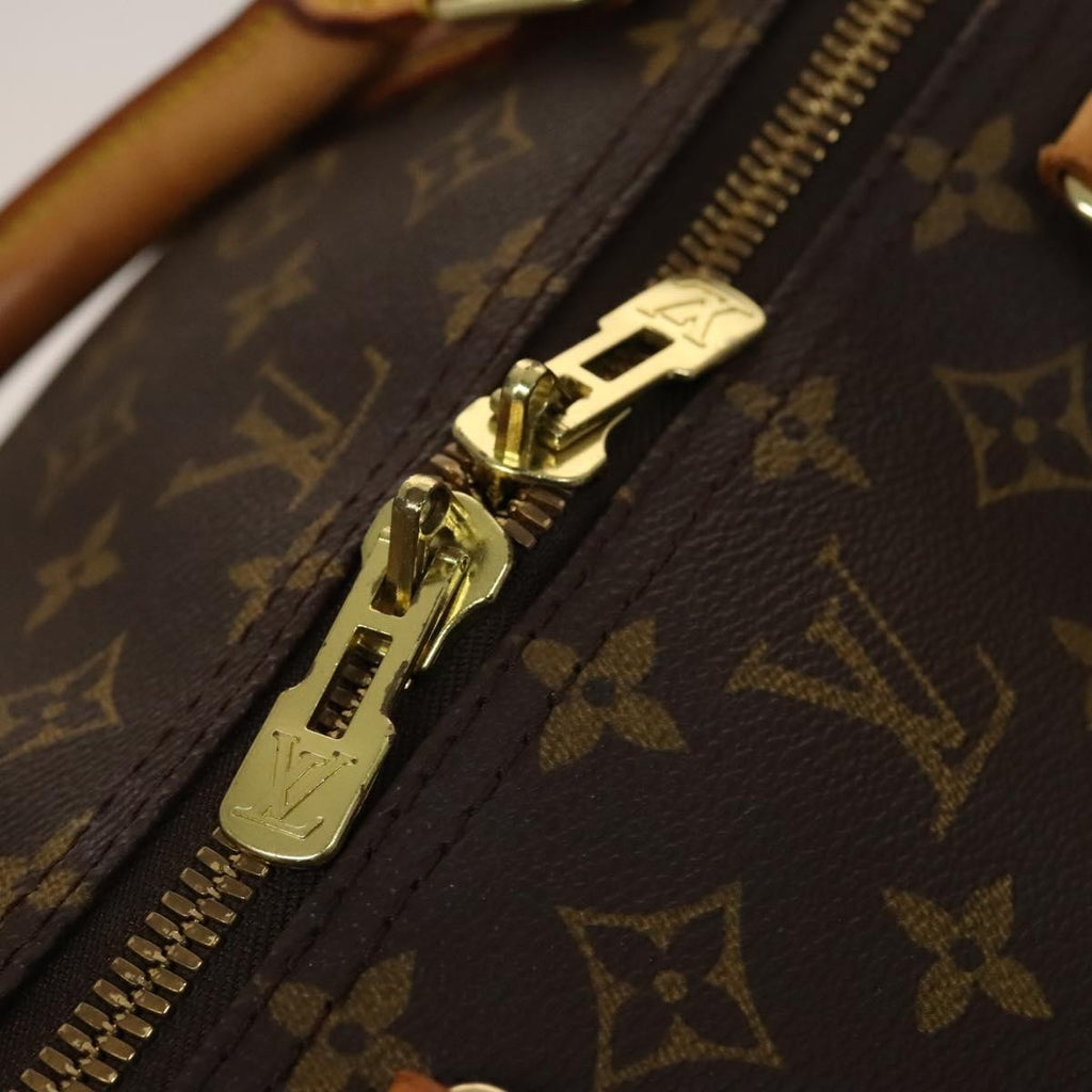 Louis Vuitton Keepall Bag Monogram Canvas Brown Canvas Travel Bag Bag (Pre-Owned)