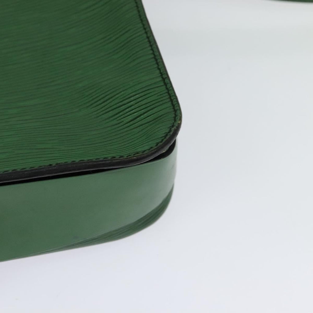 Louis Vuitton Cartouchiere Handbag Epi Leather Green Leather Shoulder Bag Bag (Pre-Owned)
