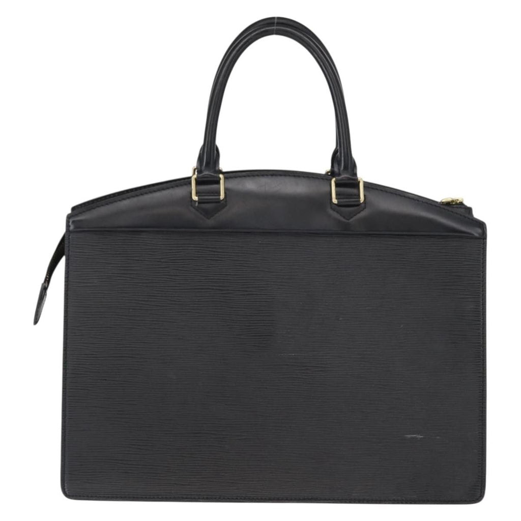Louis Vuitton Riviera Handbag Epi Leather Black Leather Handbag (Pre-Owned)