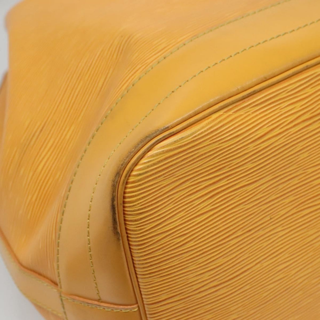 Louis Vuitton Noe Handbag Epi Leather Yellow Leather Shoulder Bag Bag (Pre-Owned)