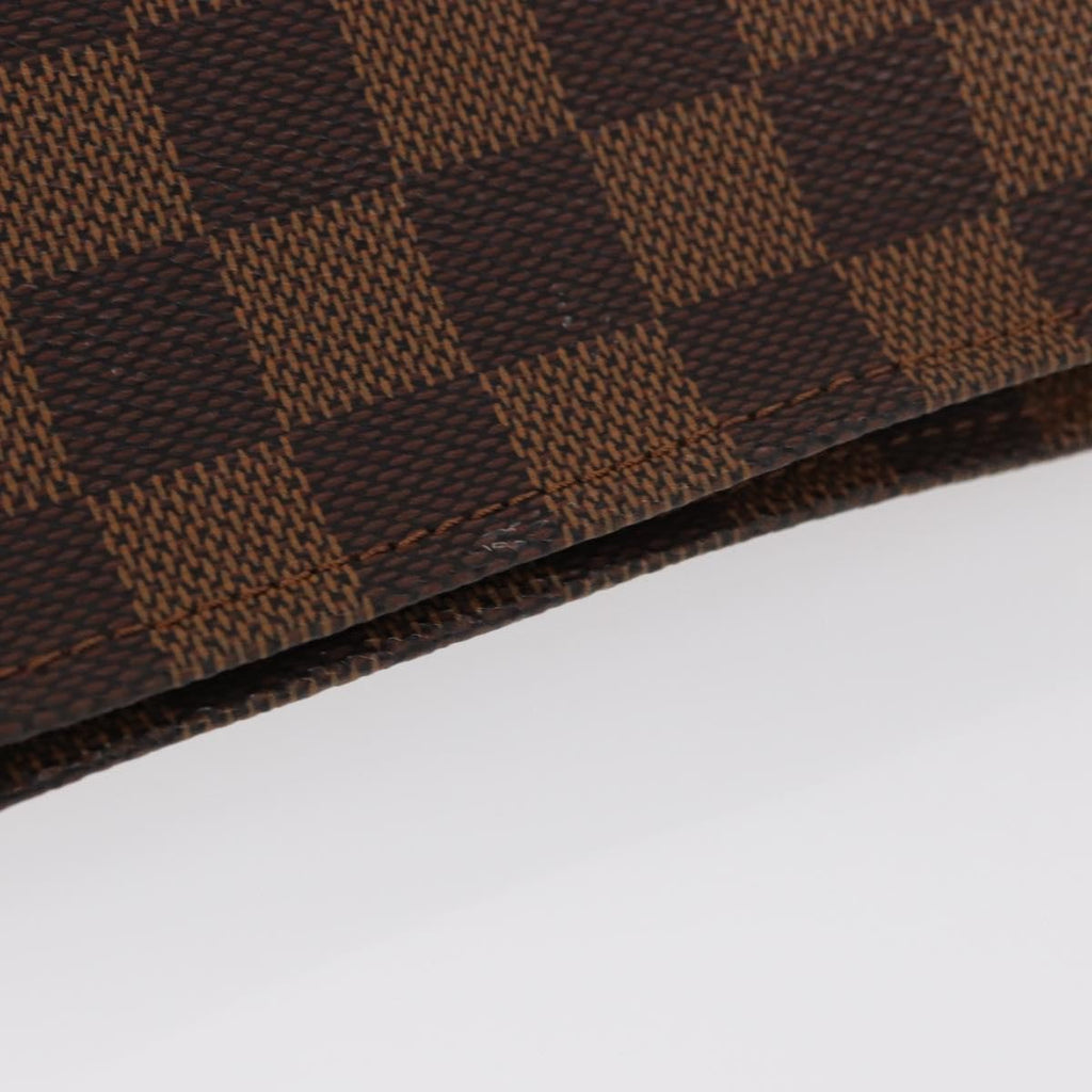 Louis Vuitton Trousse Make Up Bag Damier Canvas Brown Canvas Clutche & Pouche Bag (Pre-Owned)