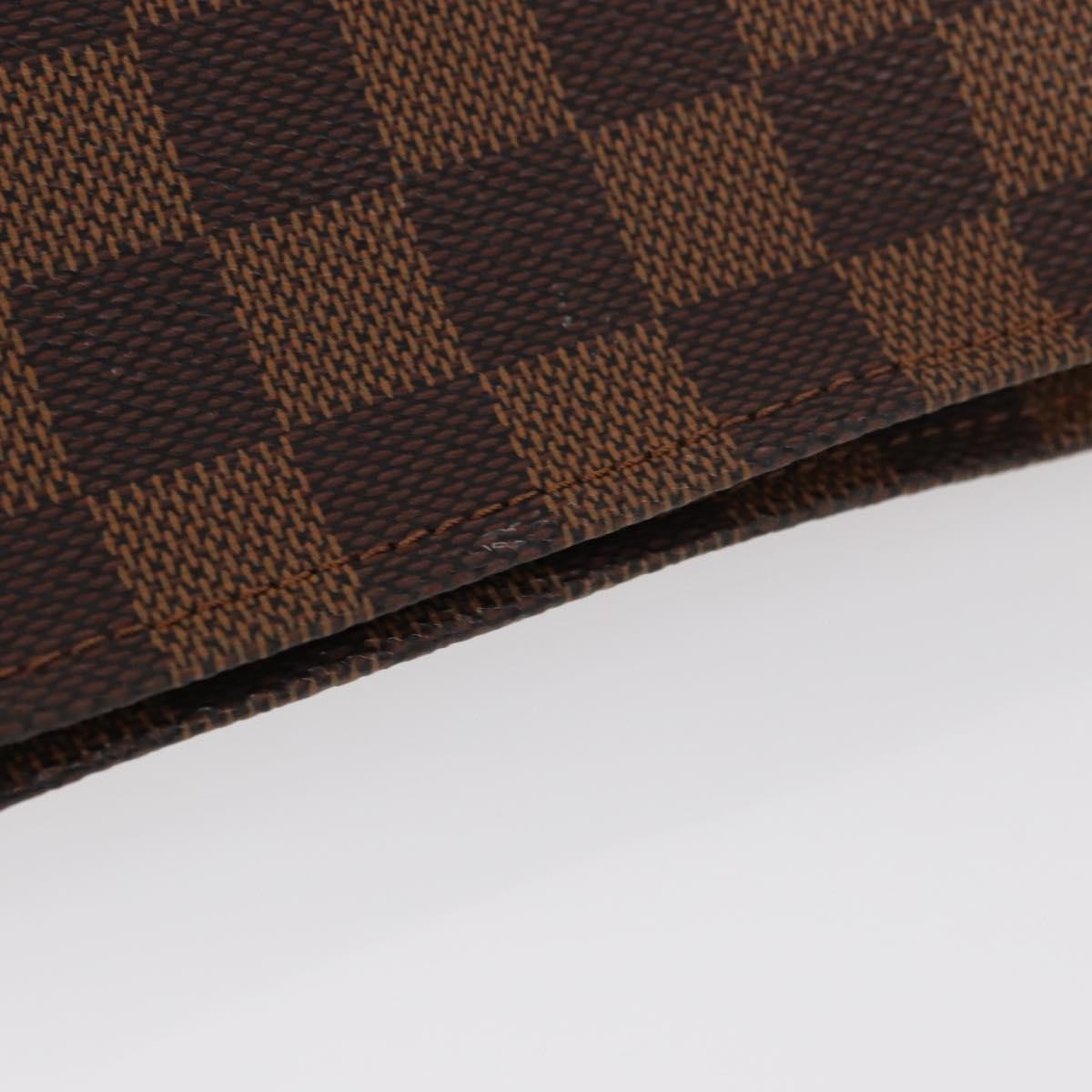 Louis Vuitton Trousse Make Up Bag Damier Canvas Brown Canvas Clutche & Pouche Bag (Pre-Owned)