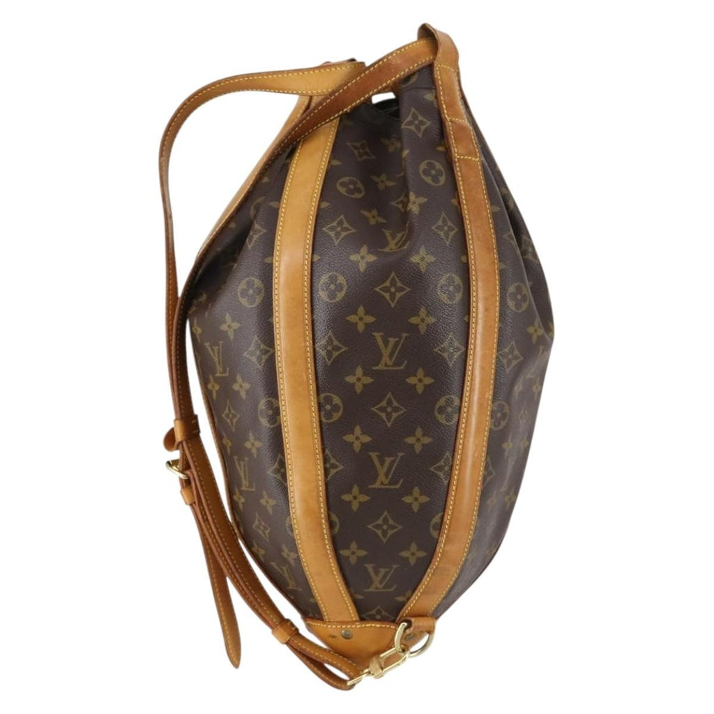 Louis Vuitton Romeo Gigli Handbag Monogram Canvas Brown Canvas Shoulder Bag Bag (Pre-Owned)