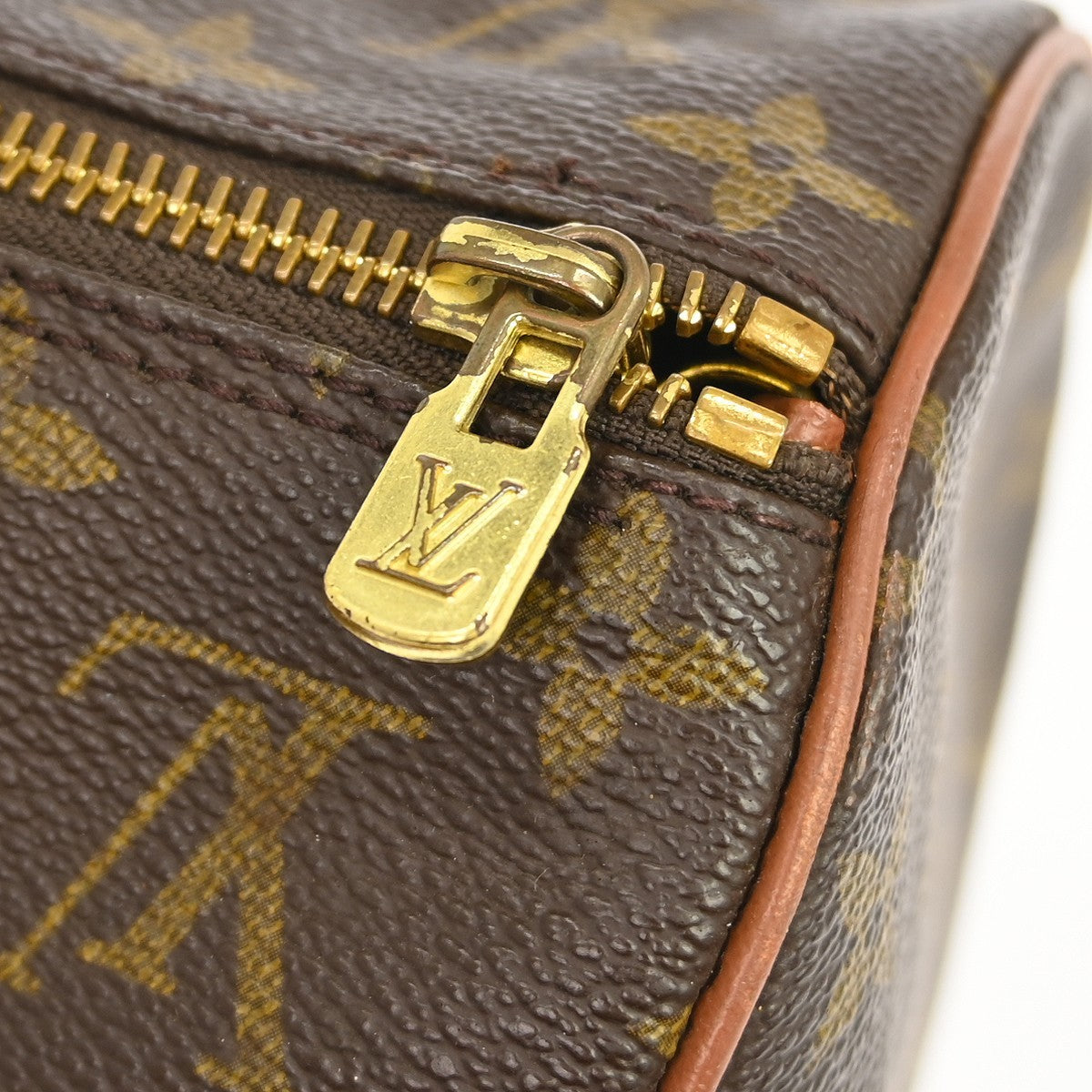 Louis Vuitton Papillon Handbag Monogram Canvas Brown Canvas Handbag (Pre-Owned)